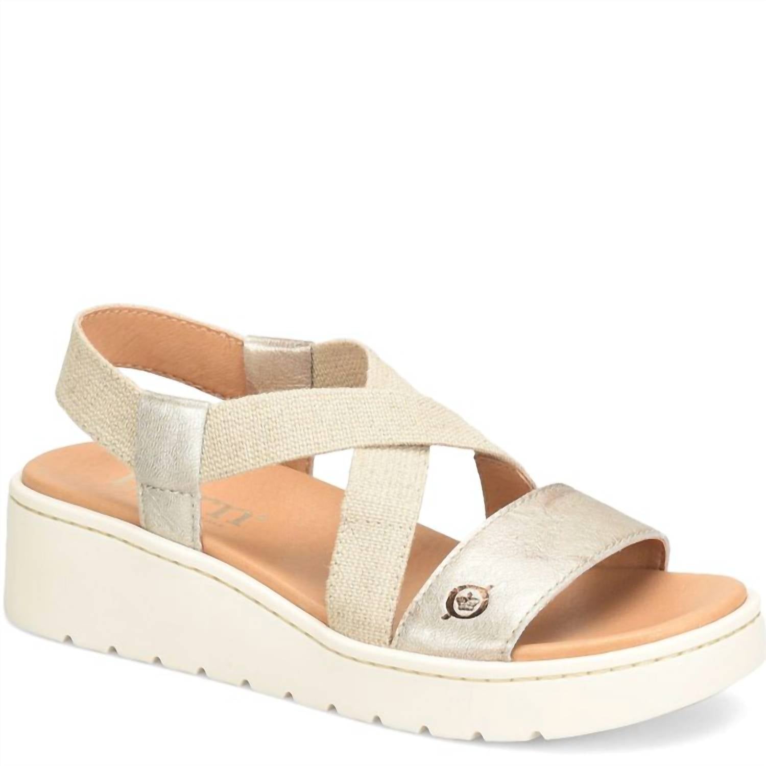 6bc7e84a-181c-40f2-b004-8180bee69f08-upscale_15k-1500x1500-70 Born - Women's Kasady Metallic Sandal - Image 1