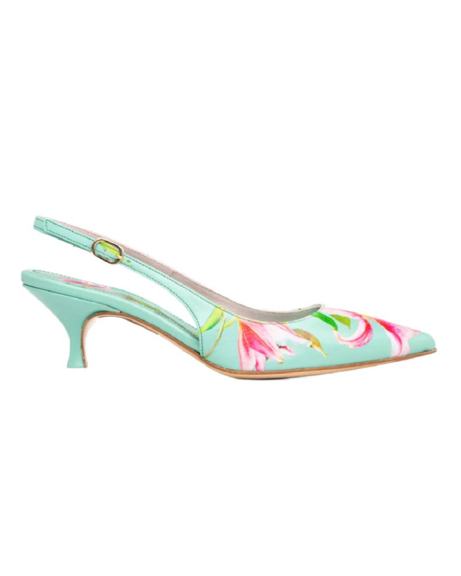 6f579f8b-4ffb-49a7-8d53-40af0a45e409-upscale_15k-1500x1500-70 Beautiisoles By Robyn Shreiber - Women's Cancun Floral Printed Leather Slingback - Image 1