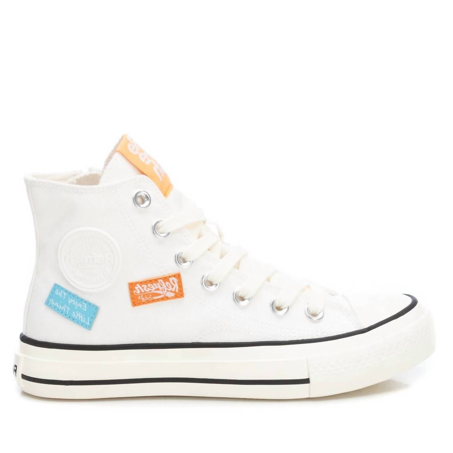 6ff5b127-28e3-4592-8ca7-5a113b97ef0f-upscale_15k-1500x1500-70 Xti - Women's Canvas High-Top Sneakers - Image 1