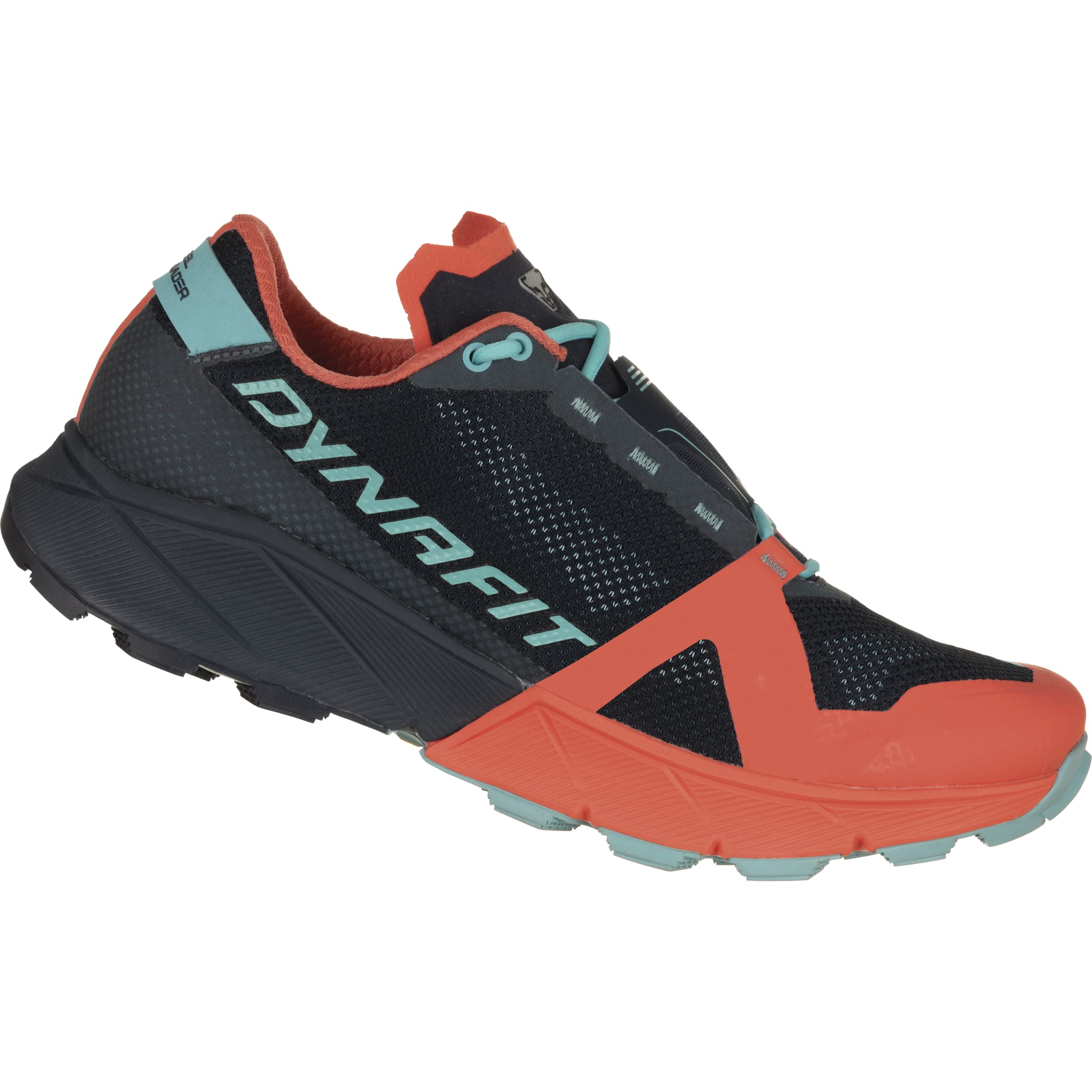 71XC-CXqkXL_f4970775-21c9-4837-89cf-49311e4d56e0 Dynafit Women's Ultra 100 Trail Running Shoe - Hot Coral/Blueberry - Image 1