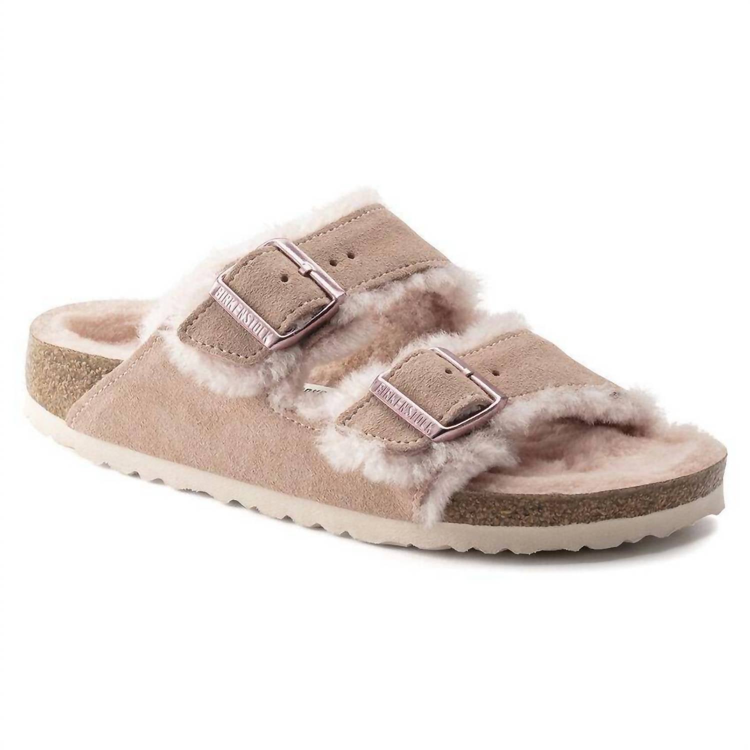 7237a4d9-783b-4f71-8f4a-c6cdcab351fe-upscale_15k-1500x1500-70 Birkenstock - Women's Arizona Fur Shearling Sandal - Image 1