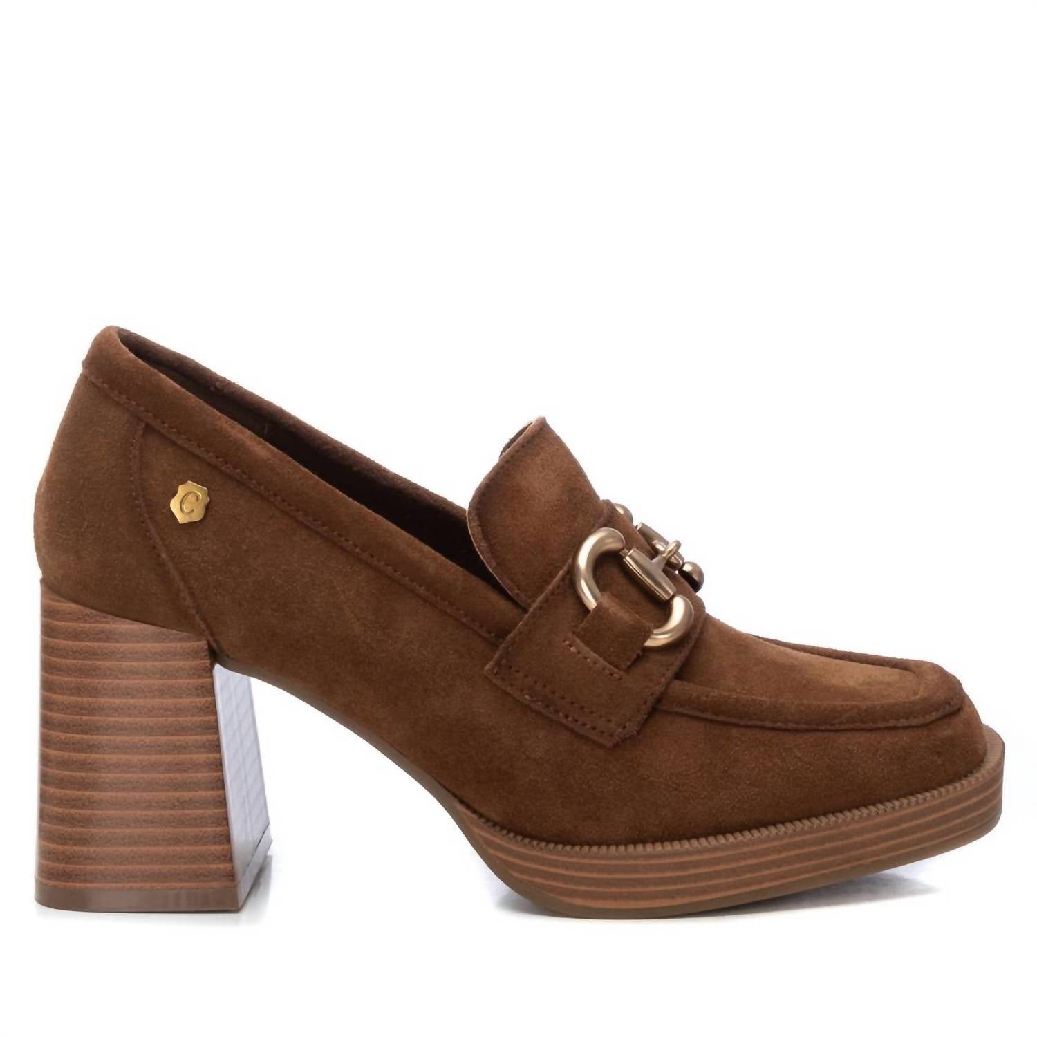 72ef0ba9-5ea6-43c2-b276-bae056bd7fb6-upscale_15k-1500x1500-70 Xti - Women's Suede Heeled Loafers - Image 1