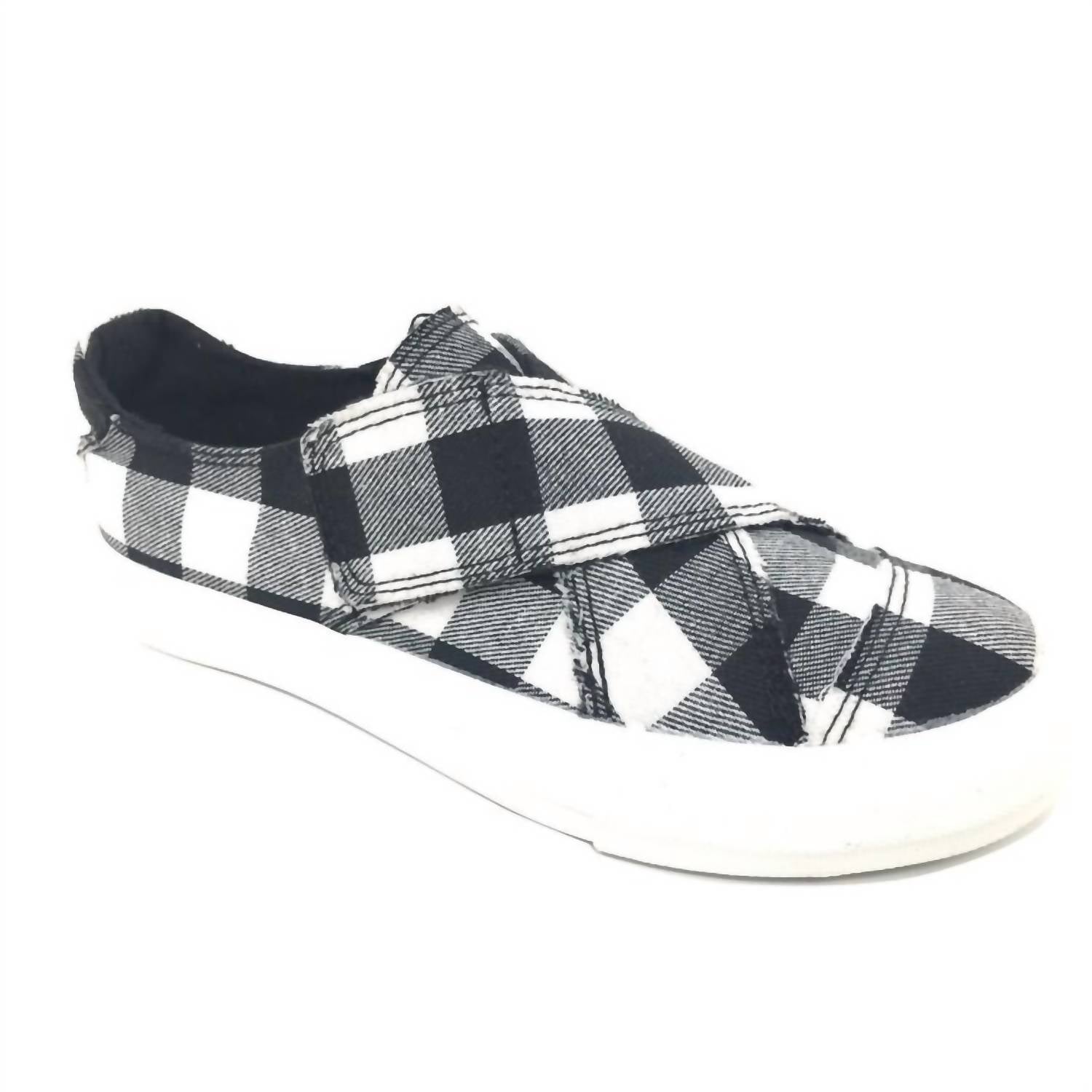 72fa3fe9-ec44-4e0c-8db3-2ba6c23e6c17-upscale_15k-1500x1500-70 Gypsy Jazz - Women's Plaid Along Sneakers - Image 1