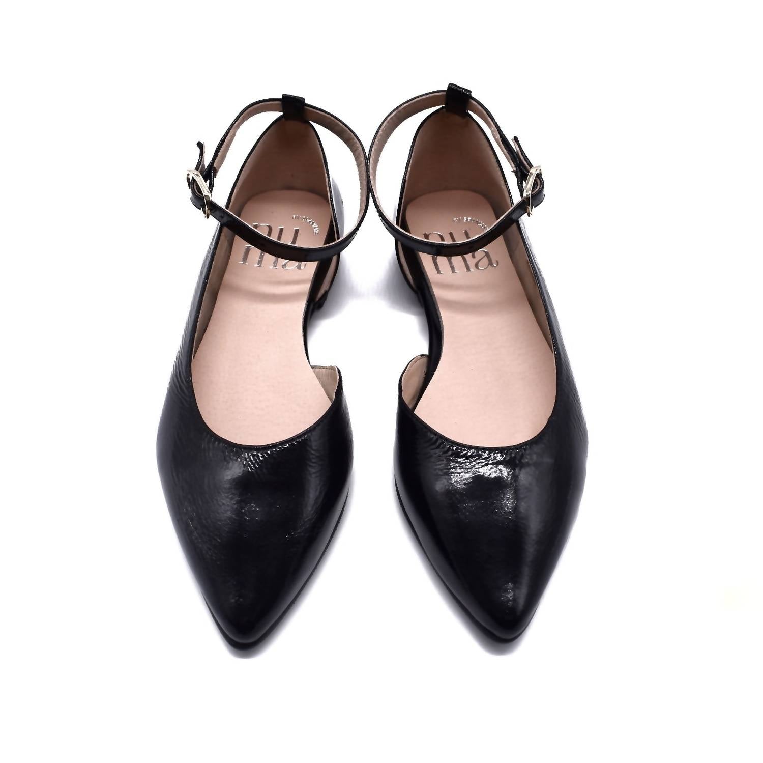 763adb95-1e21-4e8d-9591-6c46c5a9e1e5-upscale_15k-1500x1500-70 Numa By Spanians - Patent Leather Ballet Flat Shoes - Image 1