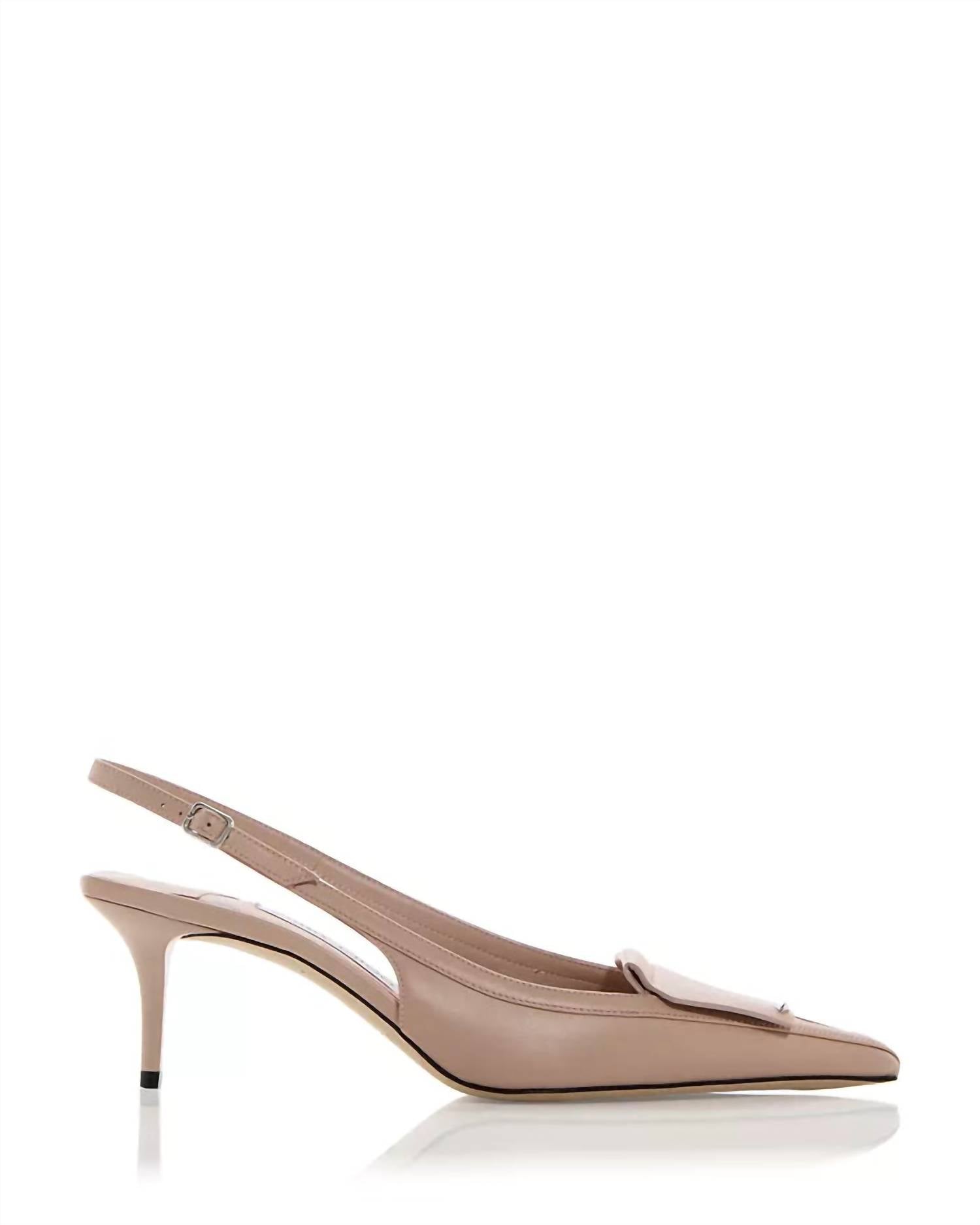 7809c9cb-3c26-445d-8274-1825a2222981-upscale_15k-1500x1500-70 Jimmy Choo - Women's Fold Leather Slingback Sandals - Image 1