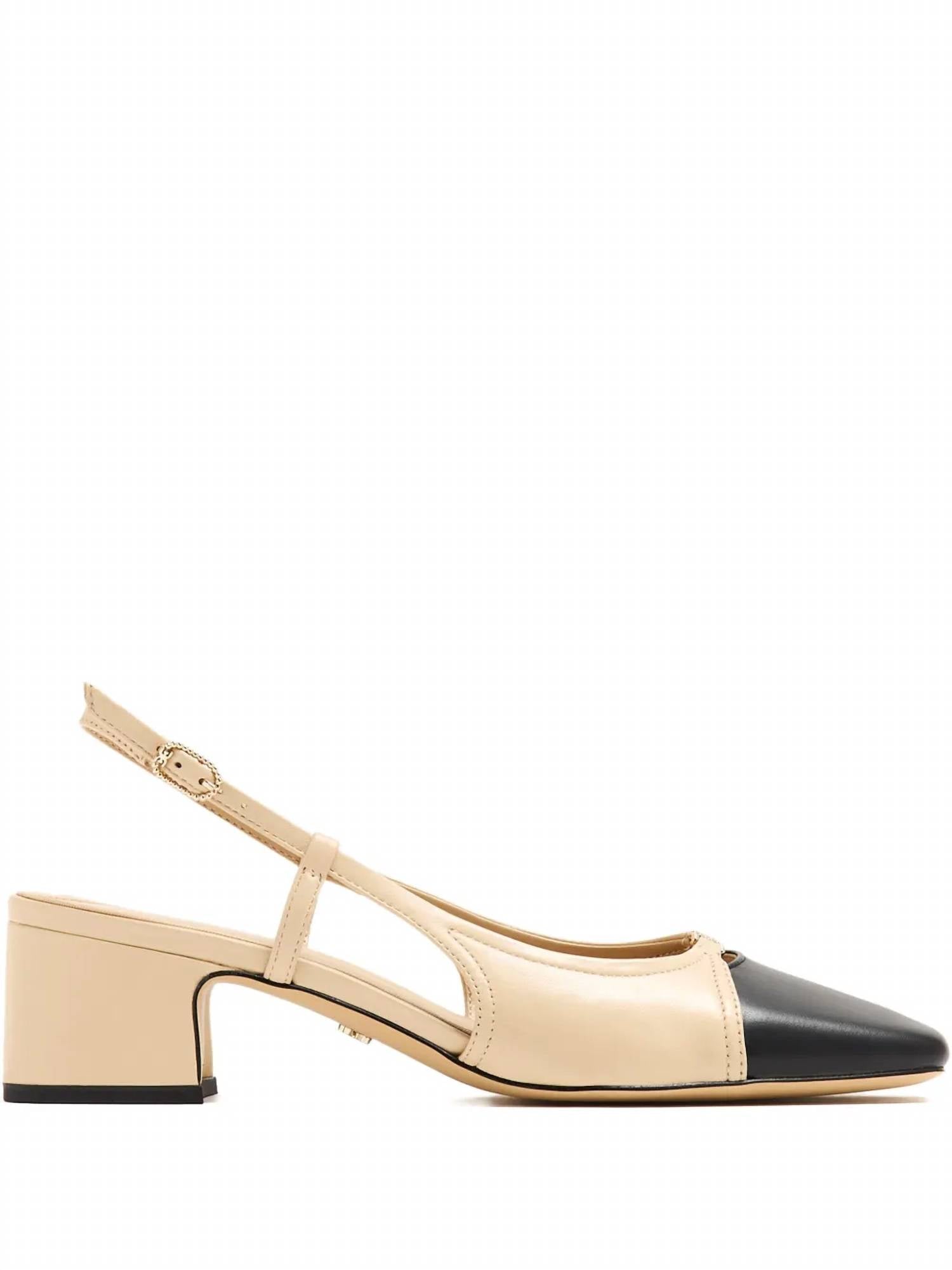 7a333dbf-8ef0-41ad-953c-1caa1a3ed788-upscale_15k-1500x1500-70 Sam Edelman - Women's Tarra Two-tone Block-heel Slingback Sandal - Image 1