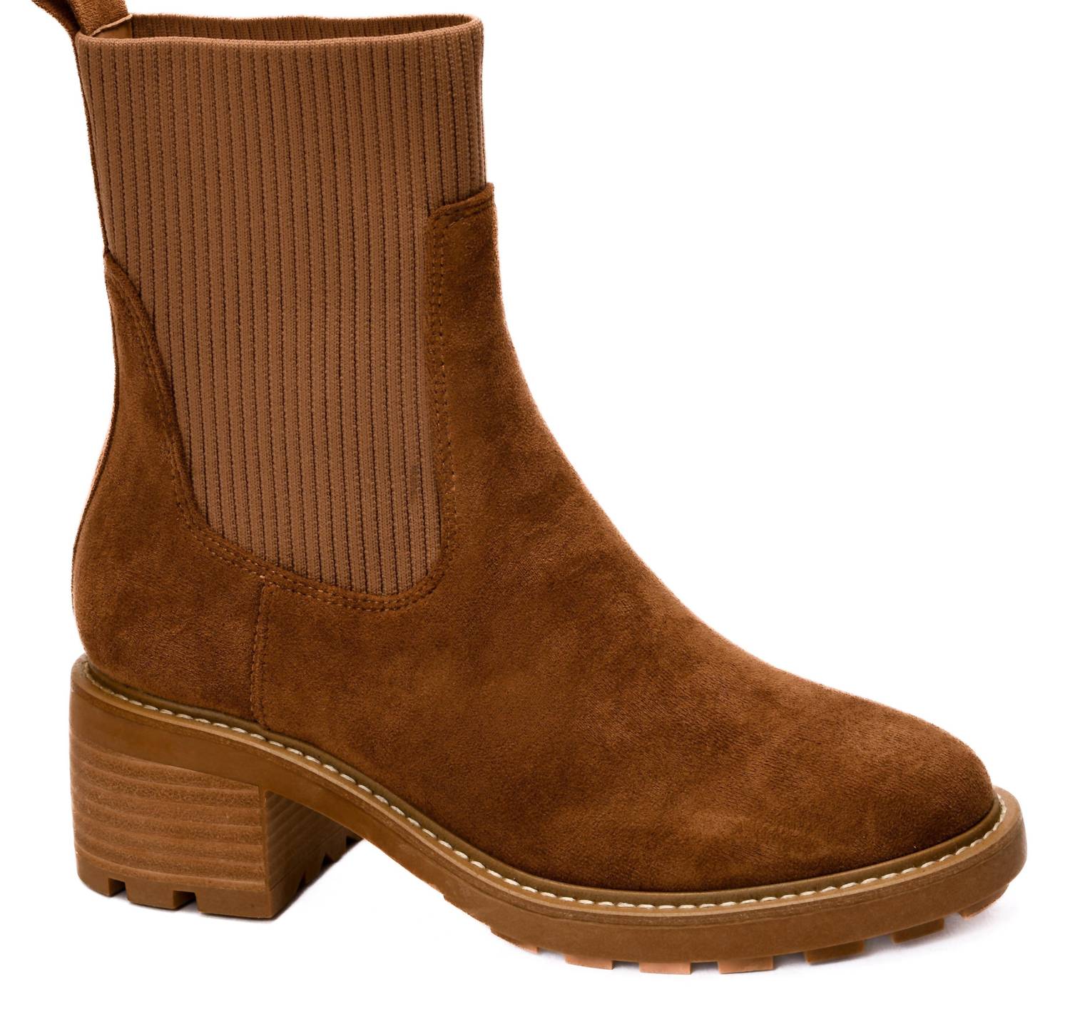 81039e6e-b67e-4290-8248-53a296bc4425-upscale_15k-1500x1500-70 Corkys Footwear - Women's Goodness Gracious Suede Bootie - Image 1