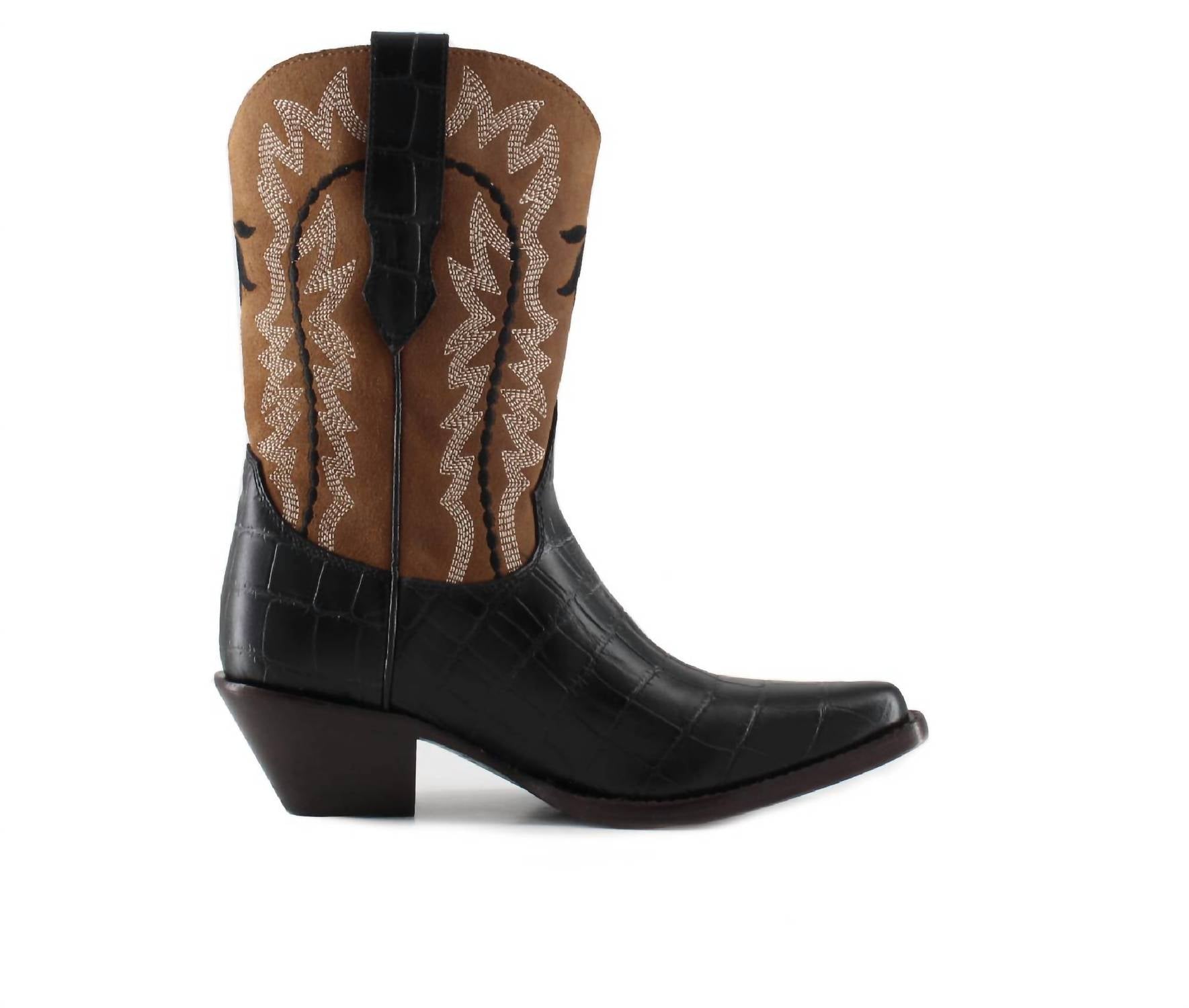 857a4dc1-9ae4-44b3-9ba7-8eb031d11e73-upscale_15k-1500x1500-70 Buck & Brana - Women's Bianca Leather Cowgirl Boots - Image 1