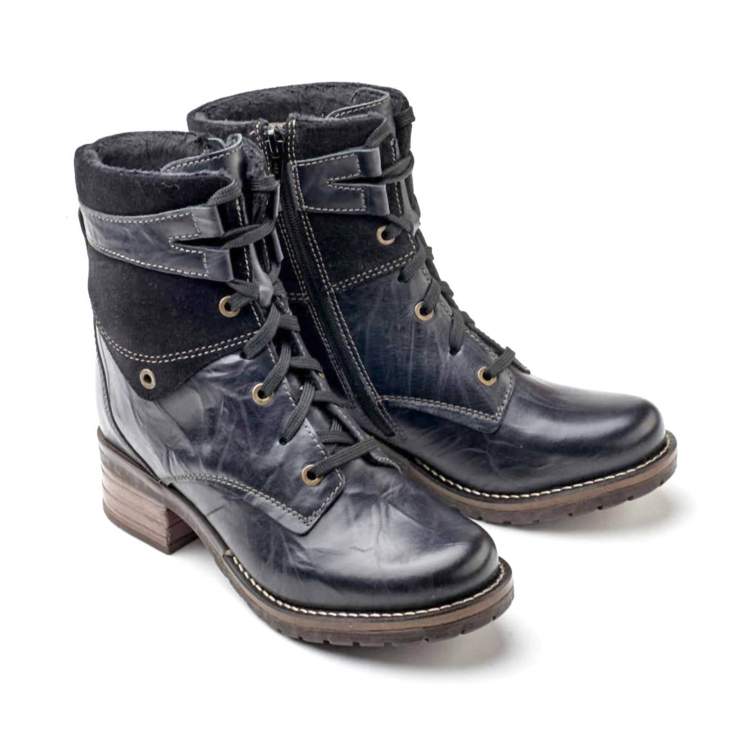 95c70f1b-e50c-4f37-aefc-e31e28743a9a-upscale_15k-1500x1500-70 Dromedaris - Women Kara Scrunched Leather & Suede Boot - Image 1