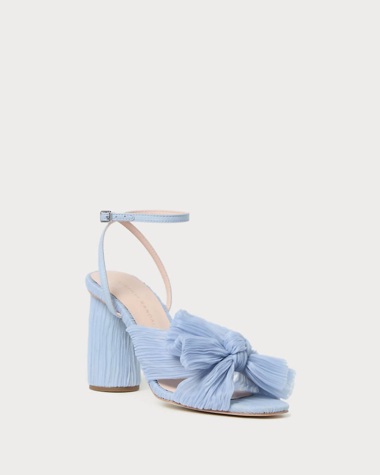 9e0da403-a8a7-4cf5-ac10-2b373805c65c-upscale_15k-1500x1500-70 Loeffler Randall - Women's Camellia Pleated Bow Heels - Image 1