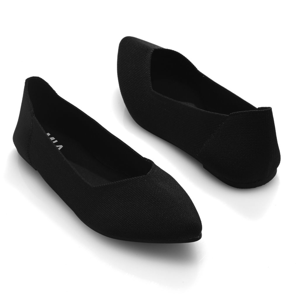 S464164-00003-00011 MIA Kerri Knit Slip-on Pointed Ballet Flats - Image 1