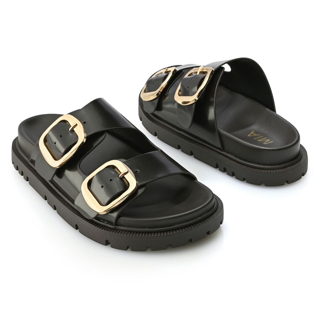 S475009-00007-00016 MIA Gen Dual Buckle Strapped Sandals - Image 1