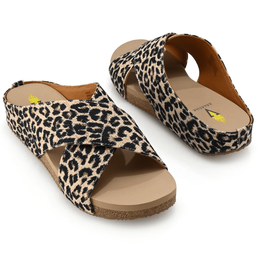 S475913-13072-00013 Volatile Ablette Ultra Comfort Slip-on Crisscross Slides - Image 1
