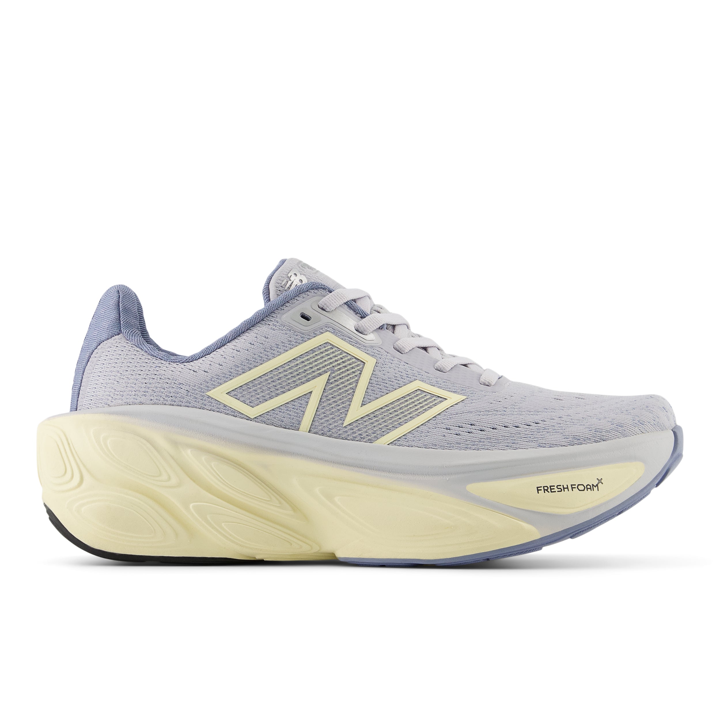 WMORCE5_2-1 Women's Fresh Foam X More v5 (CE - Pearl Grey/Dusk Shower/Calcium) - Image 1