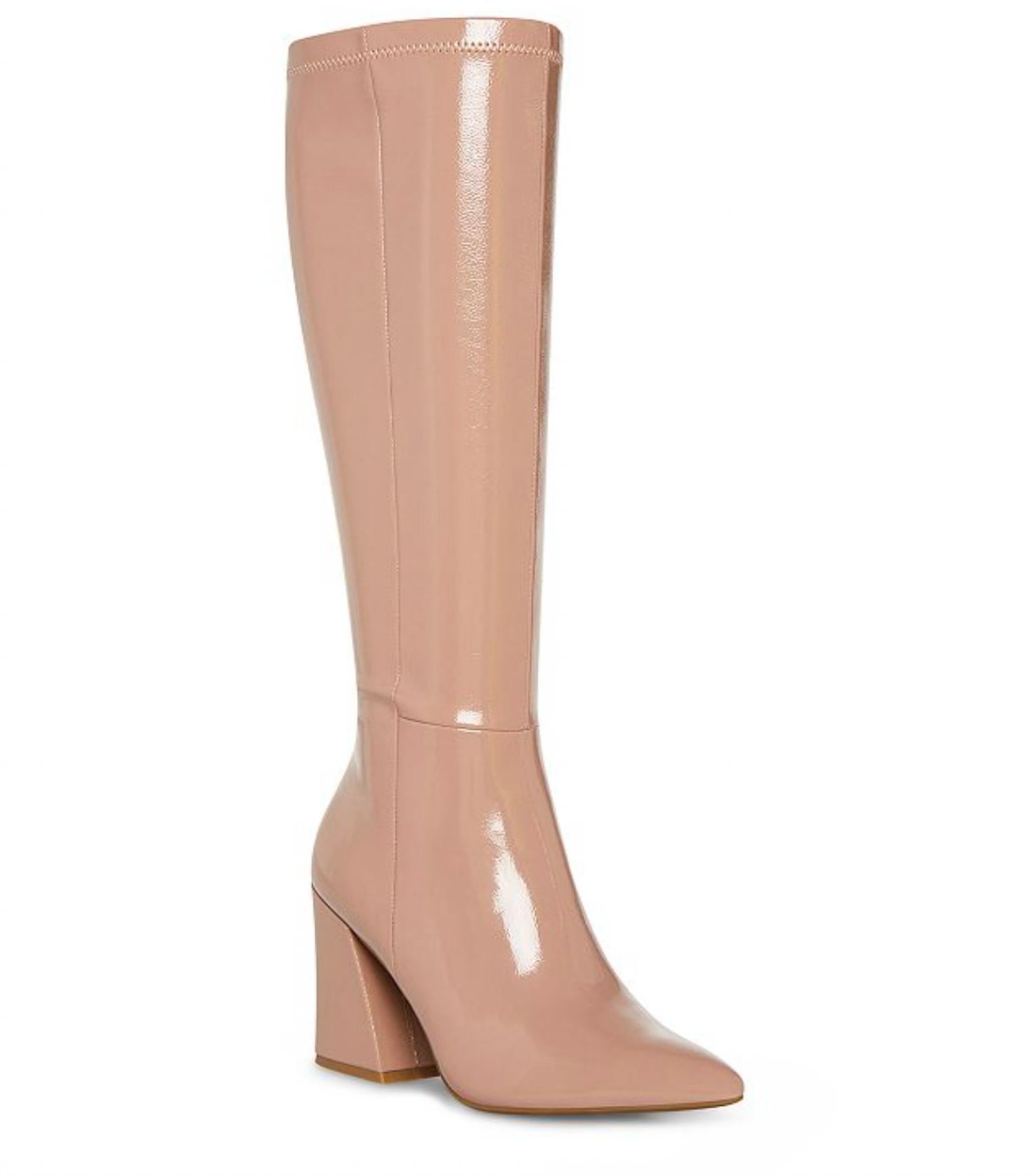 a2b2cb66-c9b1-47de-8971-ddfe84c6fb83-upscale_15k-1500x1500-1 Steve Madden - Women's Pointed Toe Flared Heel Knee High Boots - Image 1