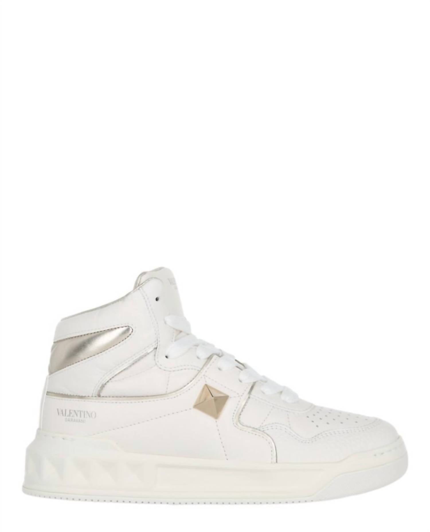 a4f428ae-4439-4d07-9e46-80528419a0e4-upscale_15k-1500x1500-70 Valentino Garavani - Women's One Stud High-top Sneaker - Image 1