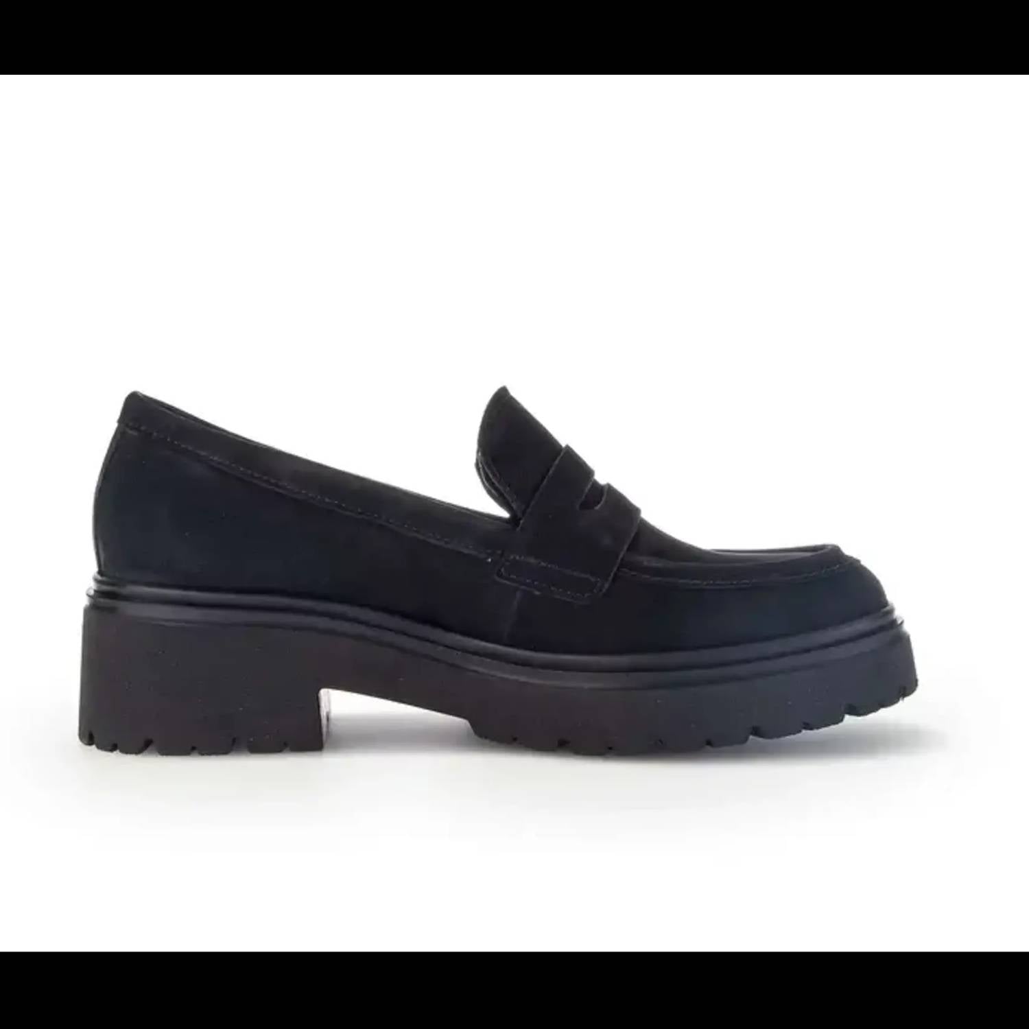 a556fa04-7fe2-4205-8e5a-9212bb6f2bd4-upscale_15k-1500x1500-70 Gabor - Women's Chunky Nubuck Loafer - Image 1