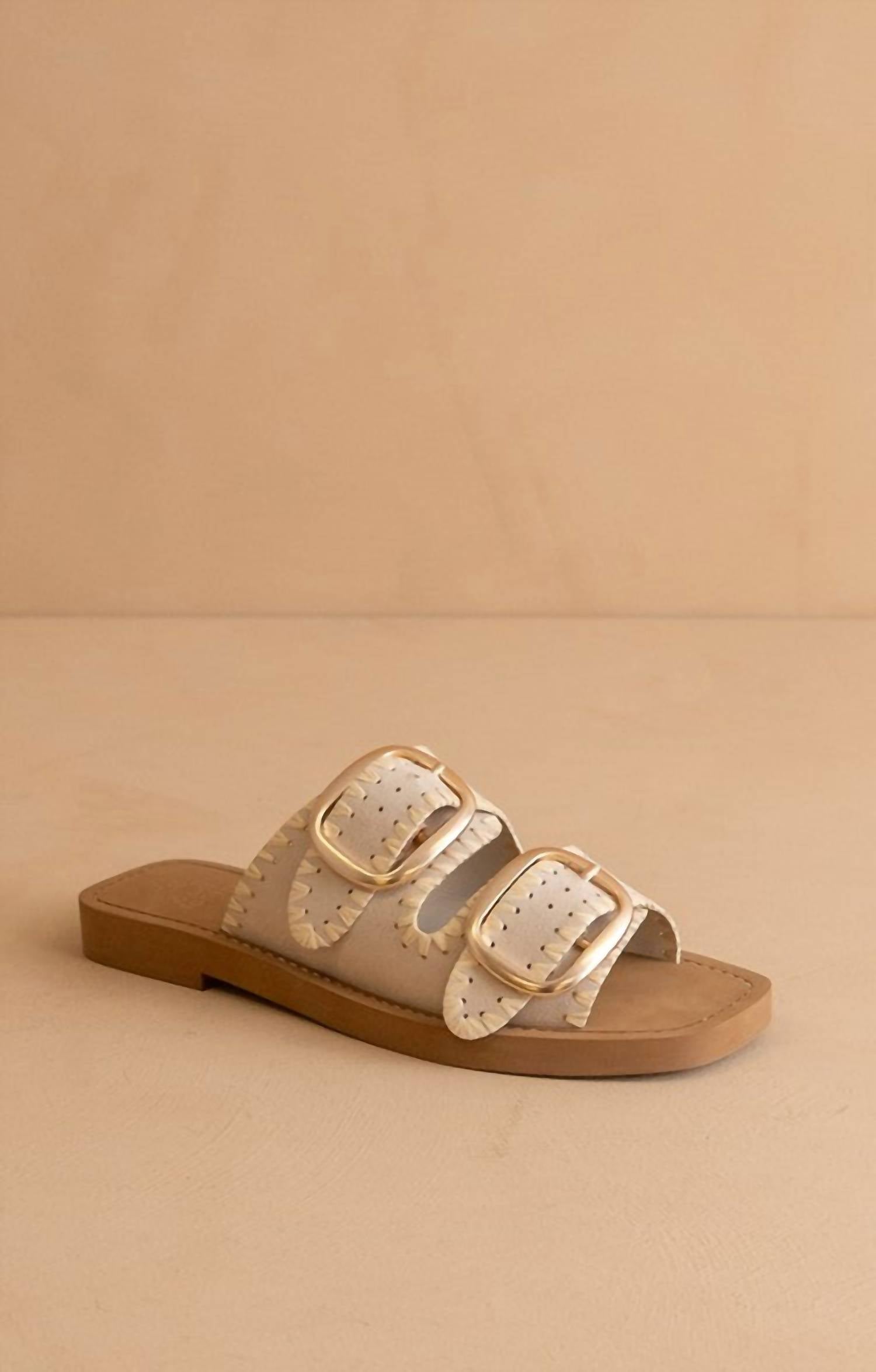 a633de18-c27d-4064-848d-7825917d57de-upscale_15k-1500x1500-70 Oasis Society - Women's Tivoli Buckle Slides - Image 1