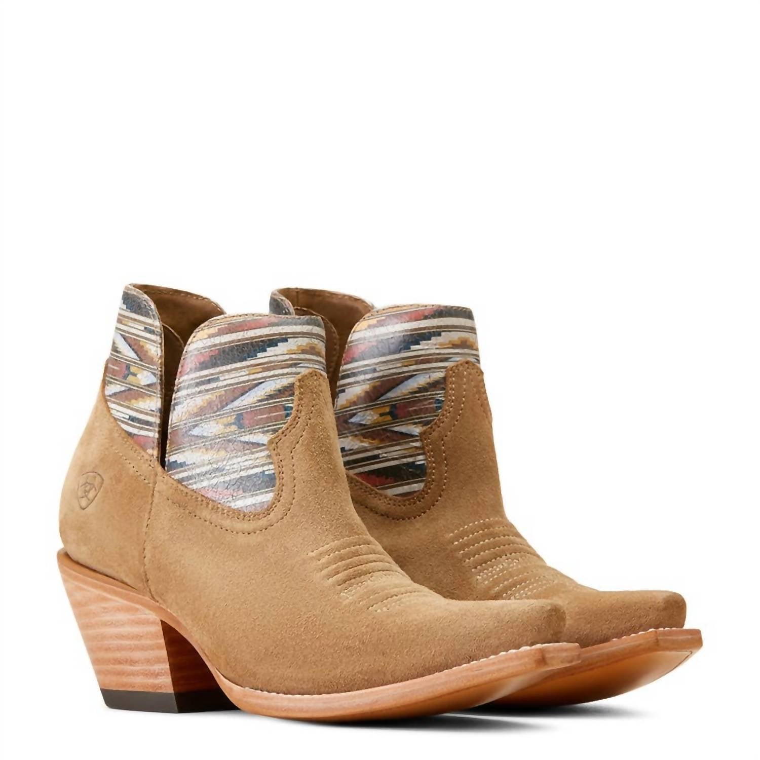 a7b4e8ec-f465-42aa-94db-40f8afd11b55-upscale_15k-1500x1500-70 Ariat - Women's Dijon Roughout Snip Toe Booties - Image 1