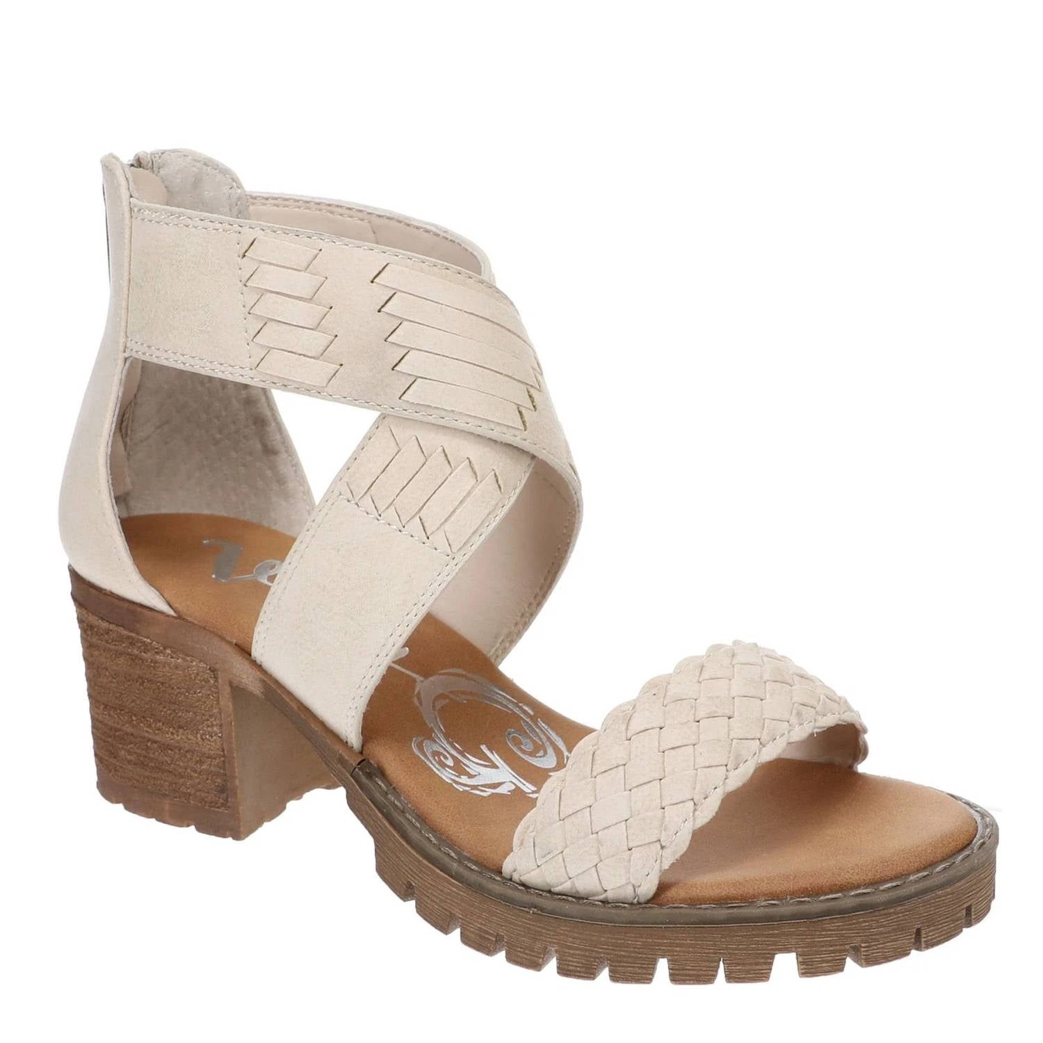 aace18eb-9380-4e6a-bc72-5c8775df1a4d-upscale_15k-1500x1500-70 Very G - Women's Vana Embossed Heel Sandal - Image 1