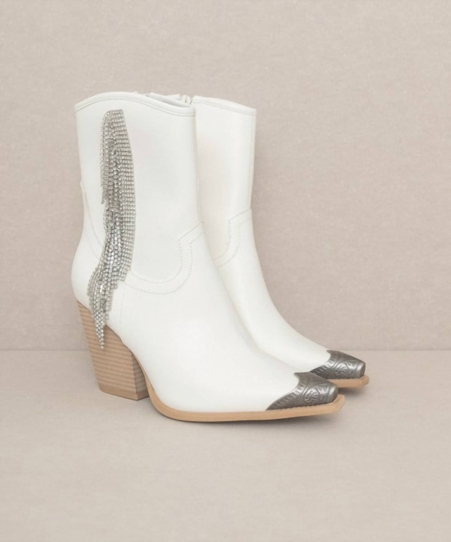 ae546f36-3351-4668-b004-c87a96559c8d-upscale_15k-1500x1500-70 Oasis Society - Women's Rhinestone Fringe Cowboy Western Boot - Image 1