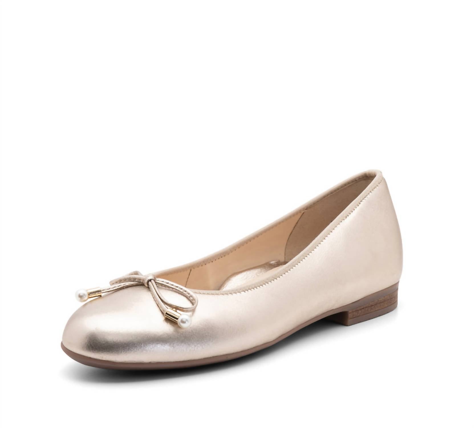 af845f1d-f98d-473d-8ffb-4a7401f1002b-upscale_15k-1500x1500-70 Ara - Women's Bow Ballet Flat - Image 1
