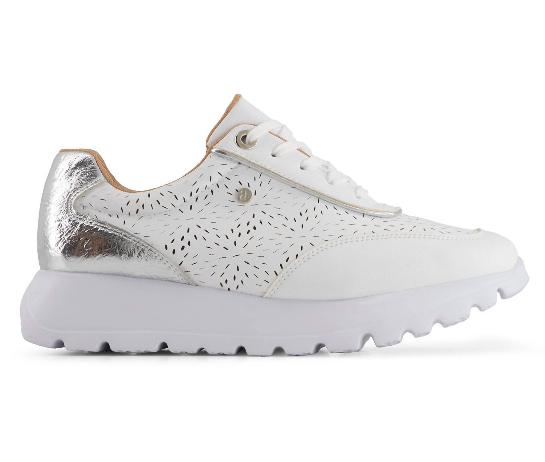 b00ade31-0f98-4bf1-aee6-4951a4965fad-upscale_15k-1500x1500-70 Andrea - Women's Casual Sneakers With Laser Cut Pattern - Image 1