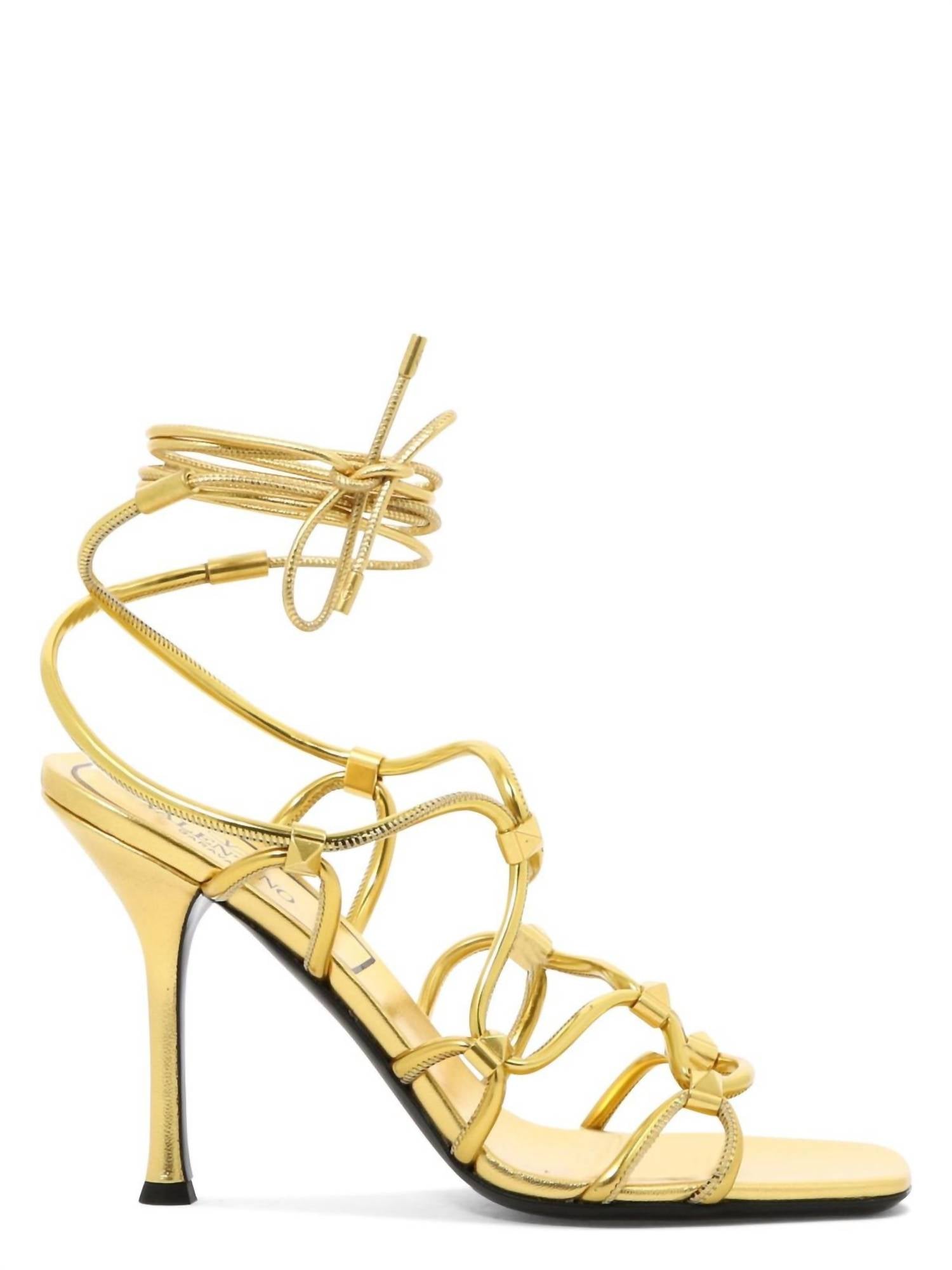 b5d92f9c-4df9-434e-bf8b-025e7ddfabba-upscale_15k-1500x1500-70 Valentino Garavani - Women's Rockstud Net Sandals - Image 1