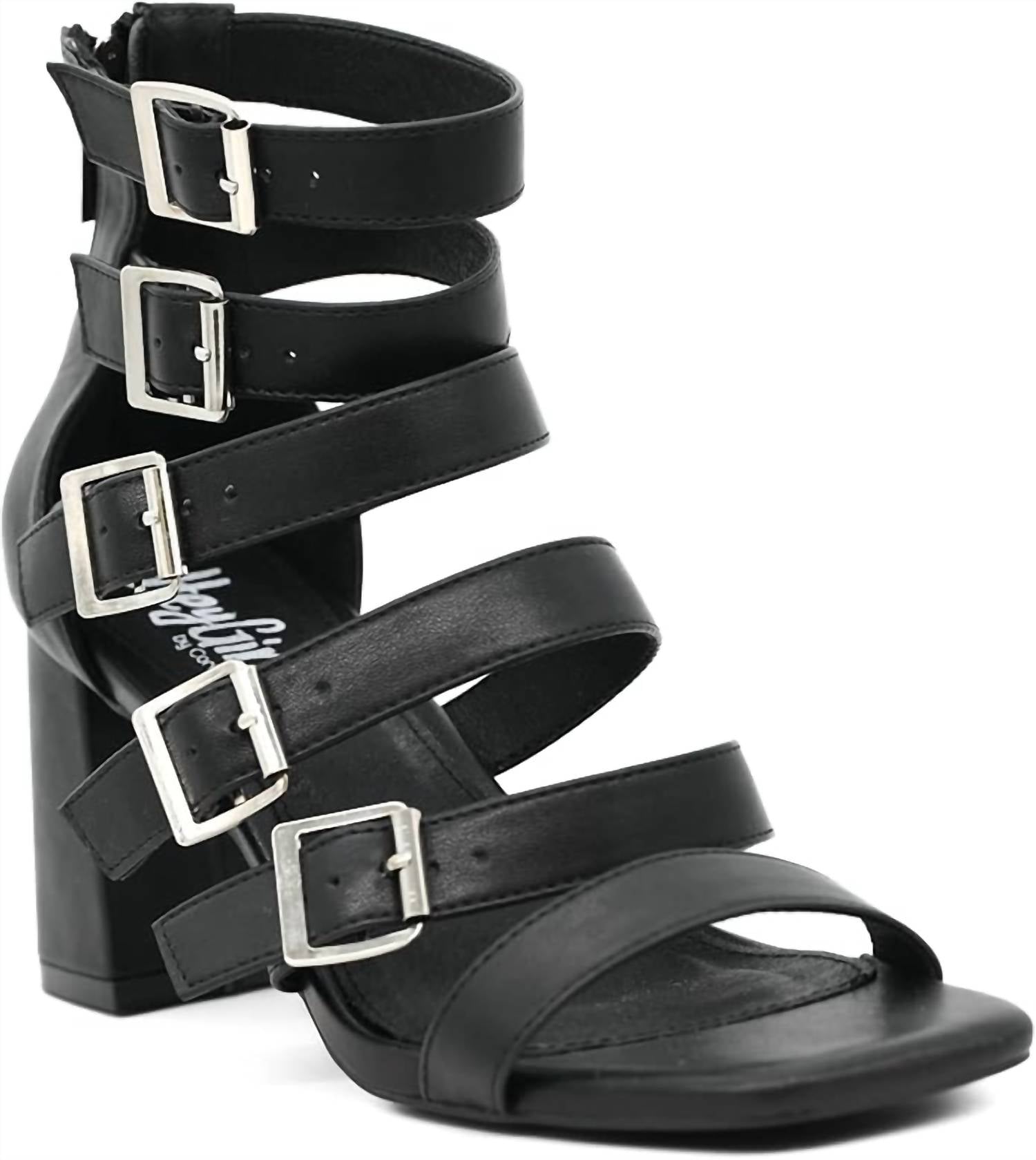 b66228a5-544e-4efe-9297-2528556b3b9a-upscale_15k-1500x1500-70 Corkys Footwear - Women's Buckle Down Heel Sandals - Image 1