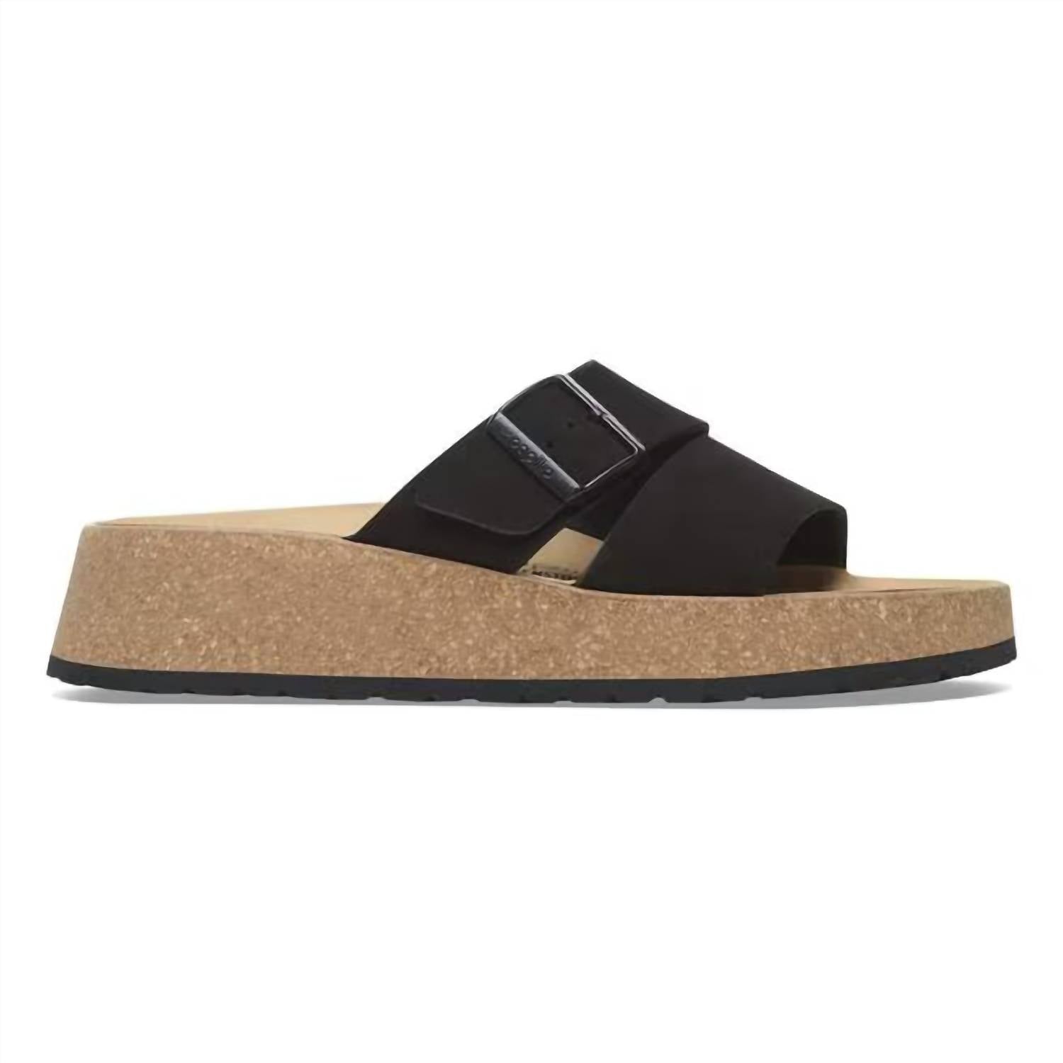 b9506a3d-cd05-4b39-a381-a90d2db5c4cf-upscale_15k-1500x1500-70 Birkenstock - WOMEN'S ALMINA NUBUCK LEATHER WEDGE - Image 1