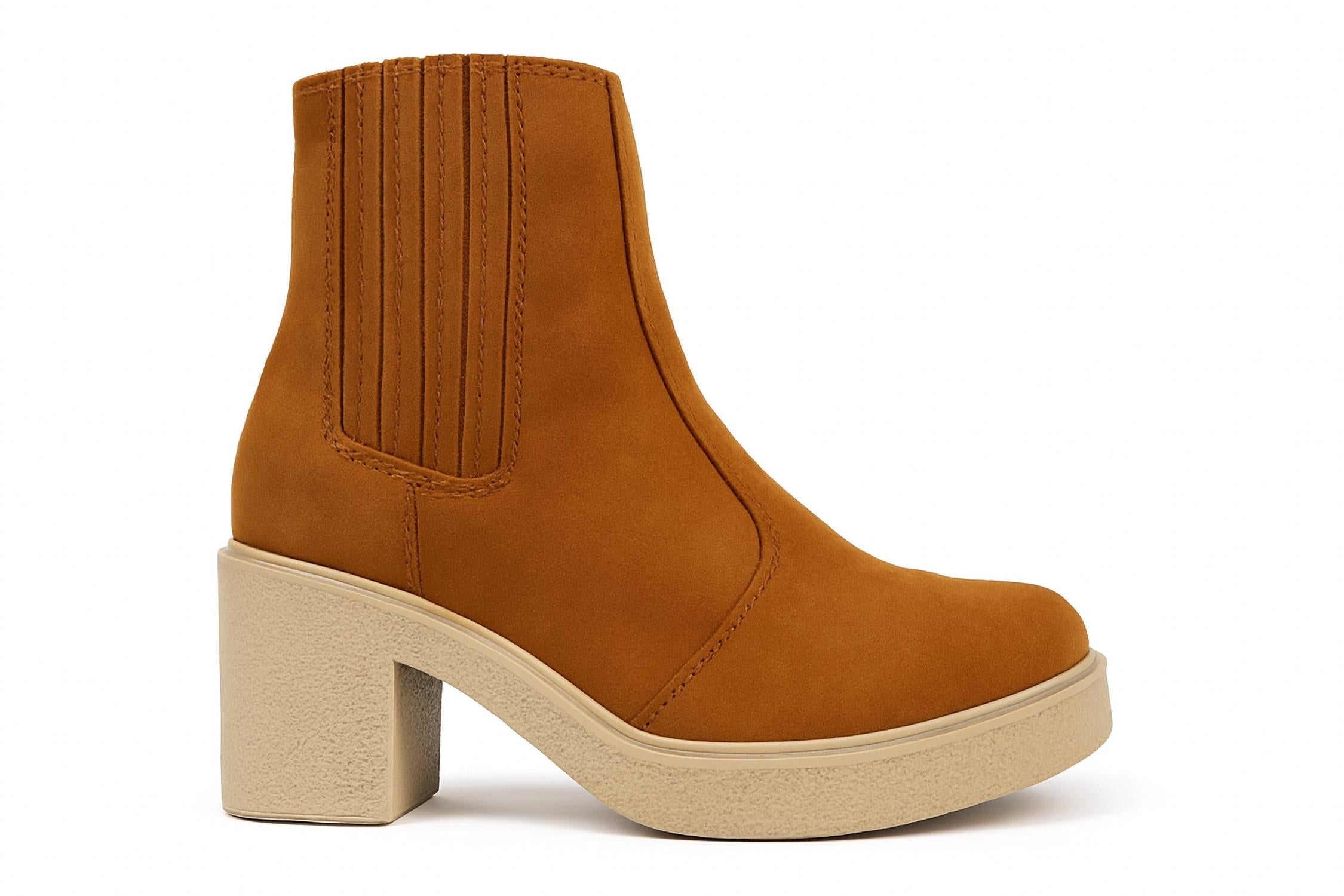 be86c64f-5f5d-4cf5-84bb-f094c0abb035-upscale_15k-1500x1500-1 Everglades - Women's Suede Block Heel Chelsea Chunky Platform Ankle Boots - Image 1