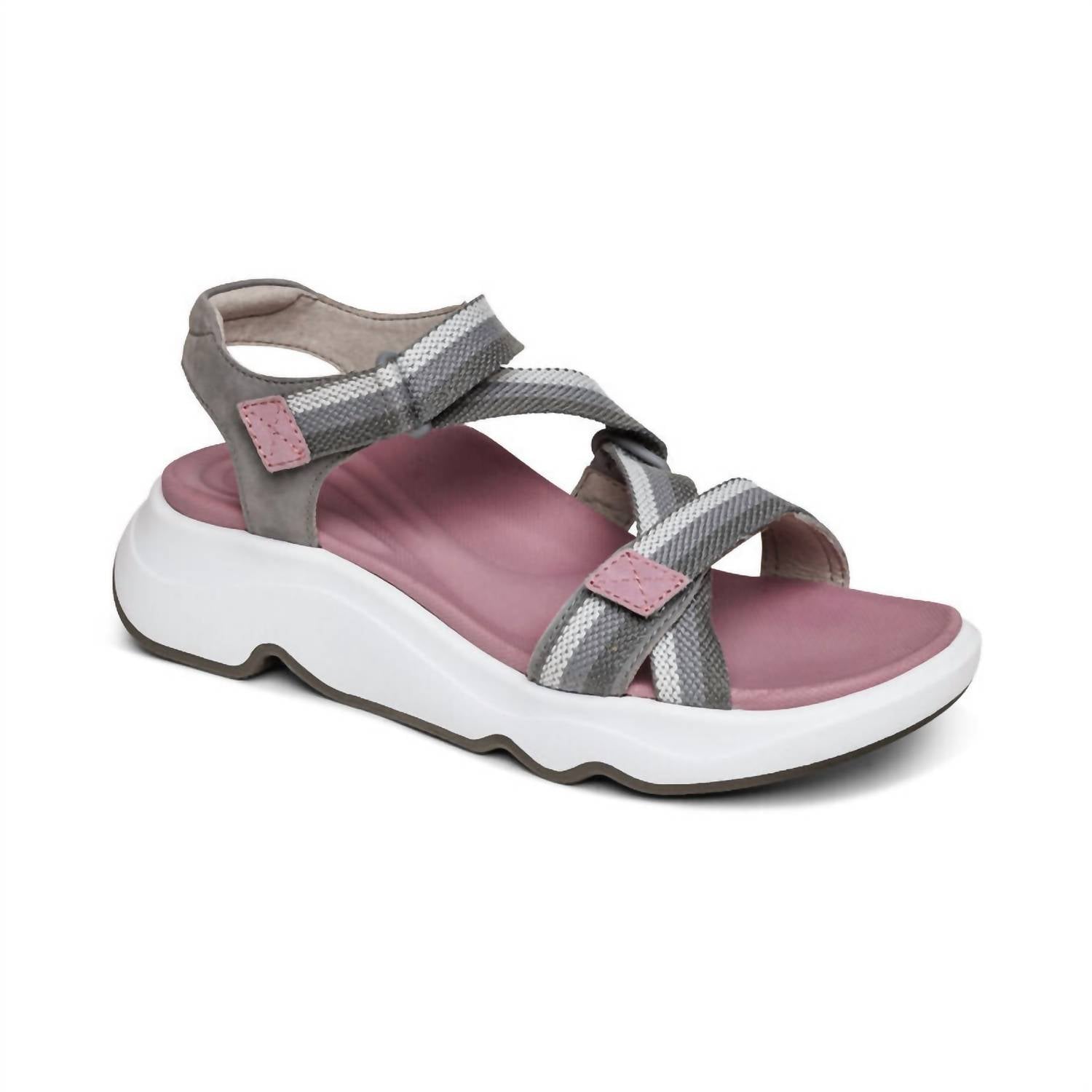 bfc08423-a47b-4ce6-9d87-3252d758b3d6-upscale_15k-1500x1500-70 Aetrex - Women's Marz Adjustable Quarter Strap Sandal - Image 1