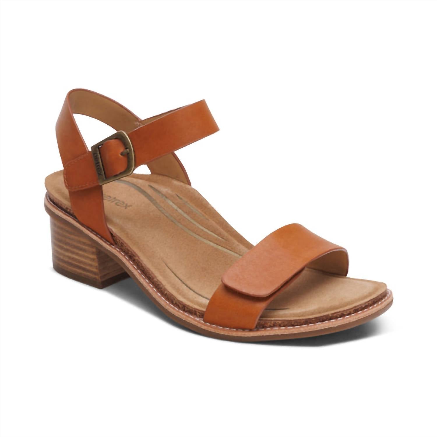 c6b9a2b6-1ff8-4a7a-ba37-0fa1d2a32739-upscale_15k-1500x1500-70 Aetrex - Women's Mae Adjustable Quarter Strap Heel - Image 1
