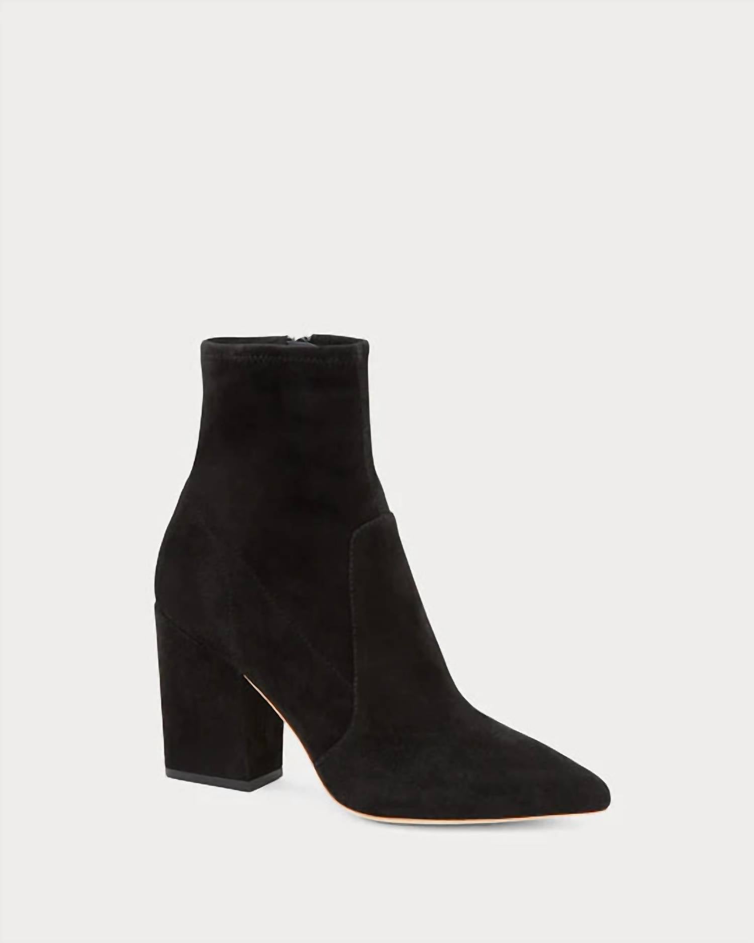 cf01cb33-5929-4a78-969b-44c22f2e572d-upscale_15k-1500x1500-70 Loeffler Randall - Women's Isla Suede Slim Ankle Bootie - Image 1