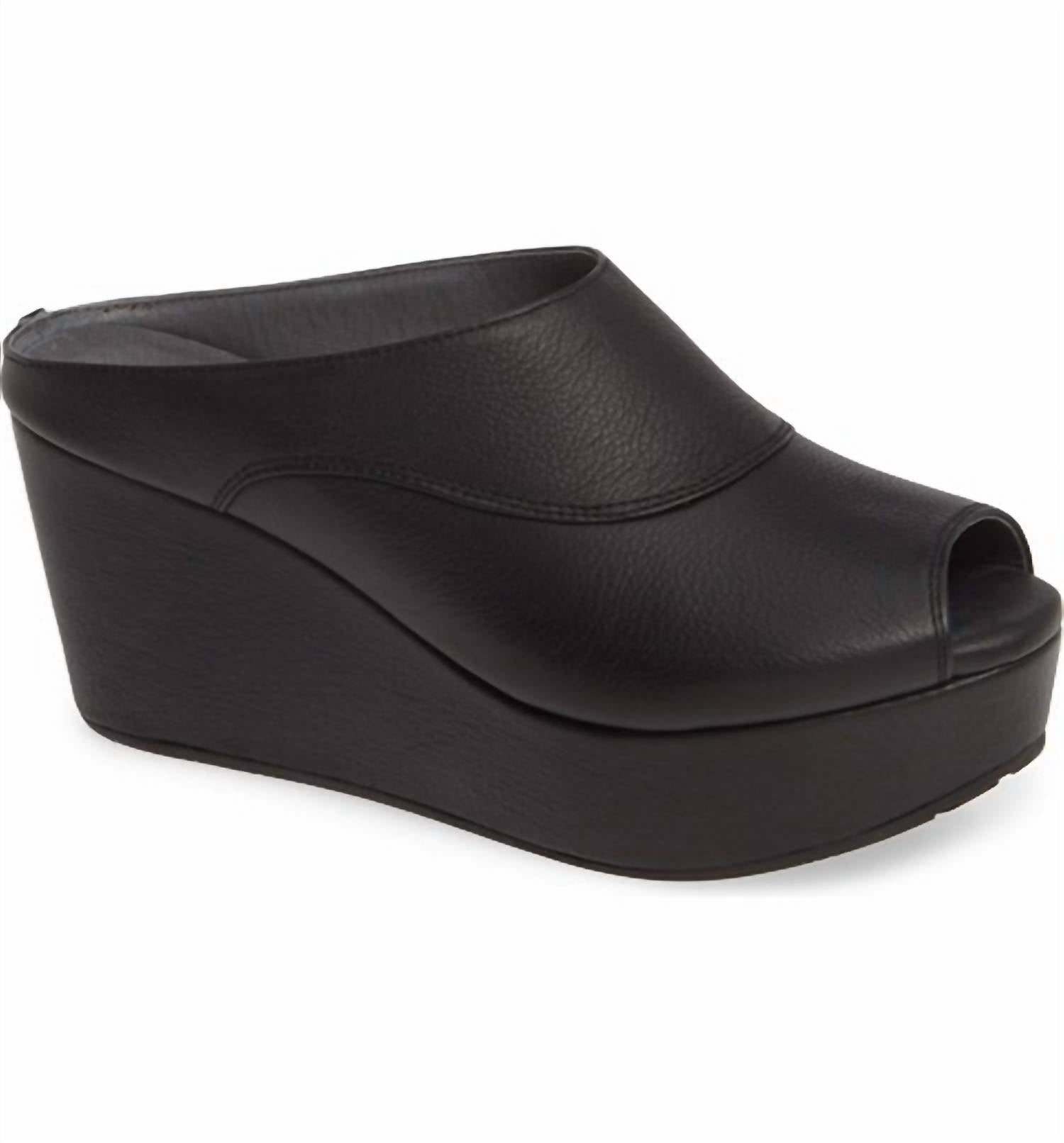 d549cff5-07db-4d71-9178-a680177fa984-upscale_15k-1500x1500-70 Chocolat Blu - Women's Wind Platform Wedge Mules - Image 1