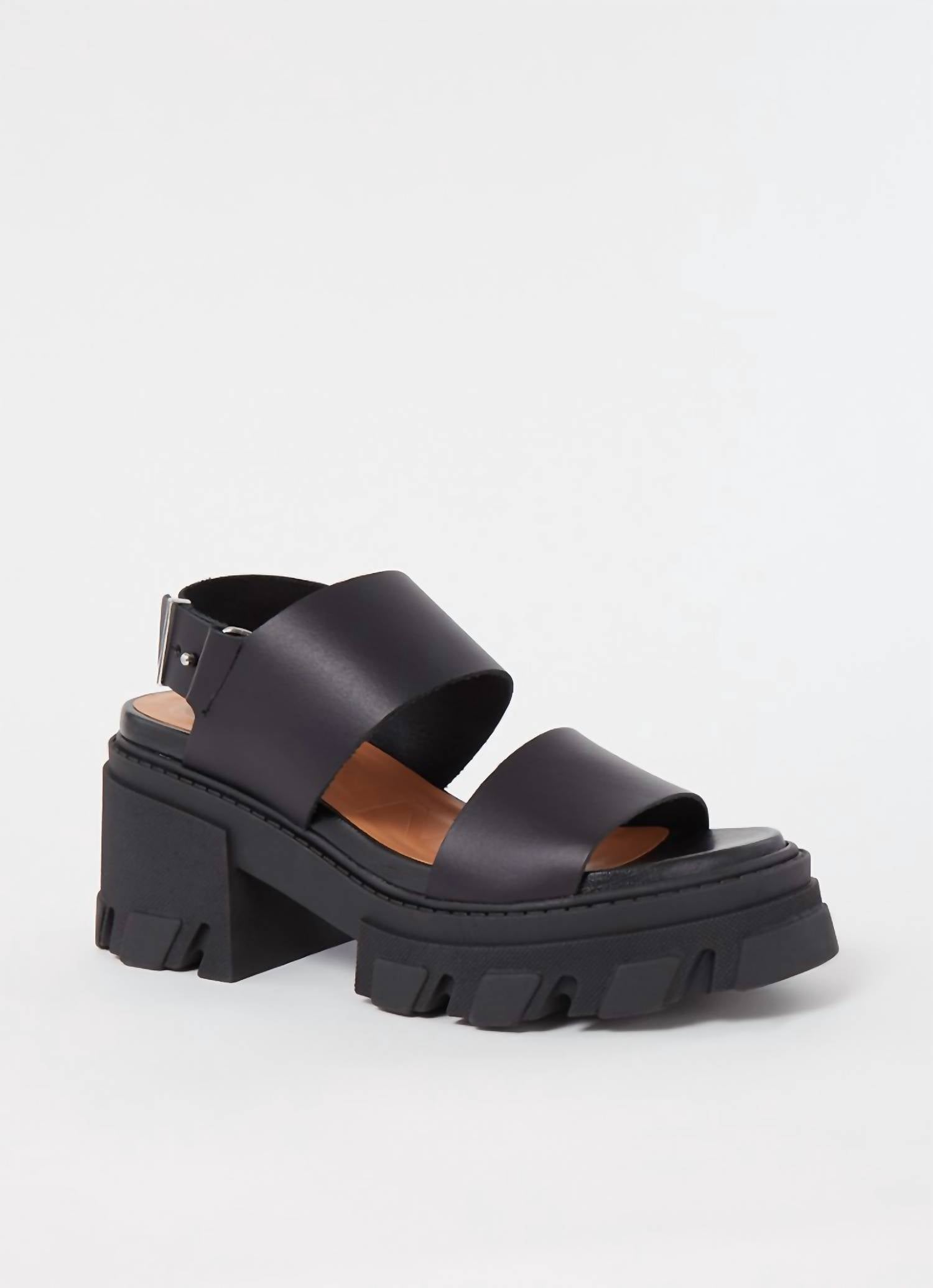 d5f8dc96-7c0b-45dd-8ff5-50da479795f1-upscale_15k-1500x1500-70 Ganni - WOMEN CLEATED PLATFORM SANDAL - Image 1