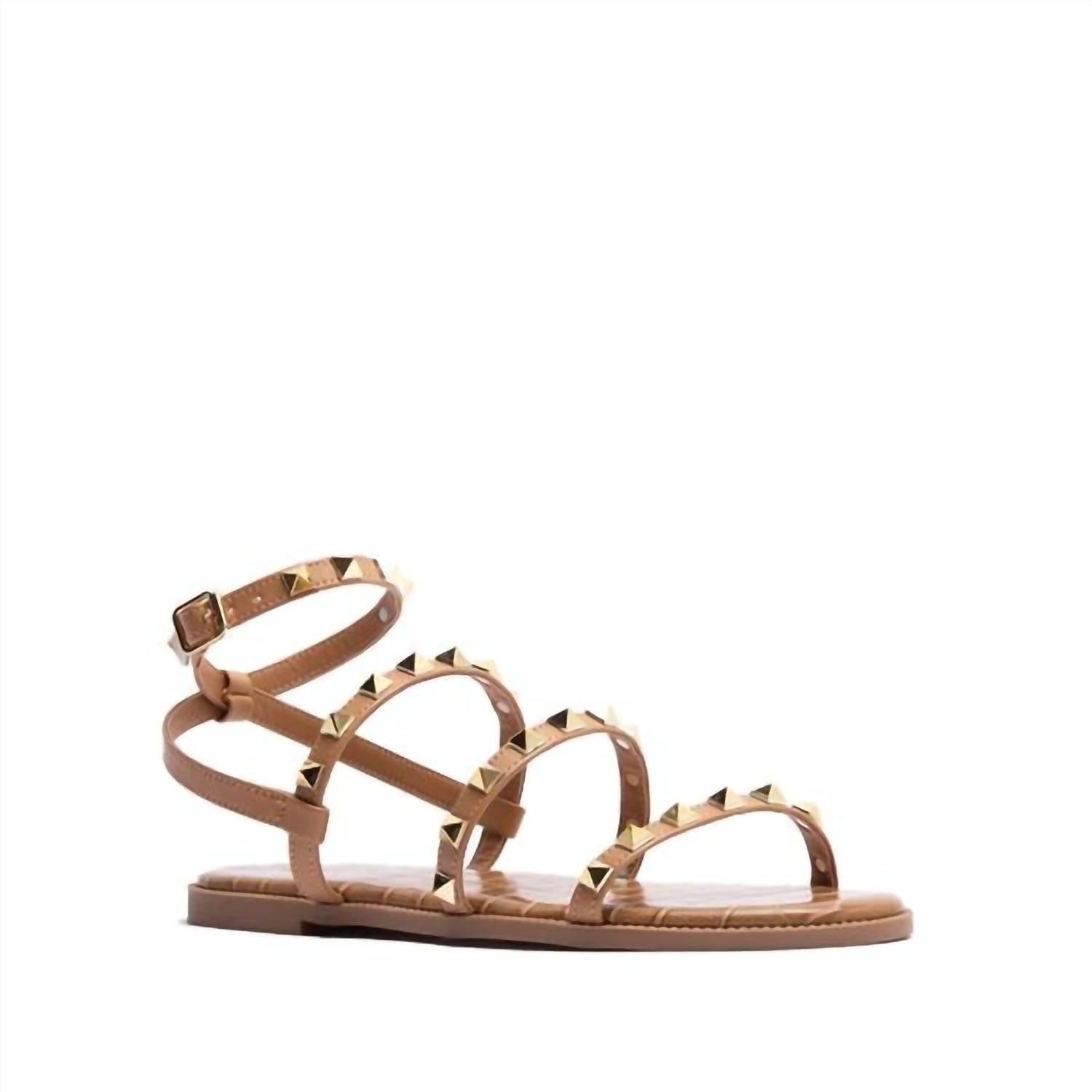 d85f949d-876e-40c1-a03b-54298263eadd-upscale_15k-1500x1500-70 Qupid - Women's Studded Strappy Sandals - Image 1