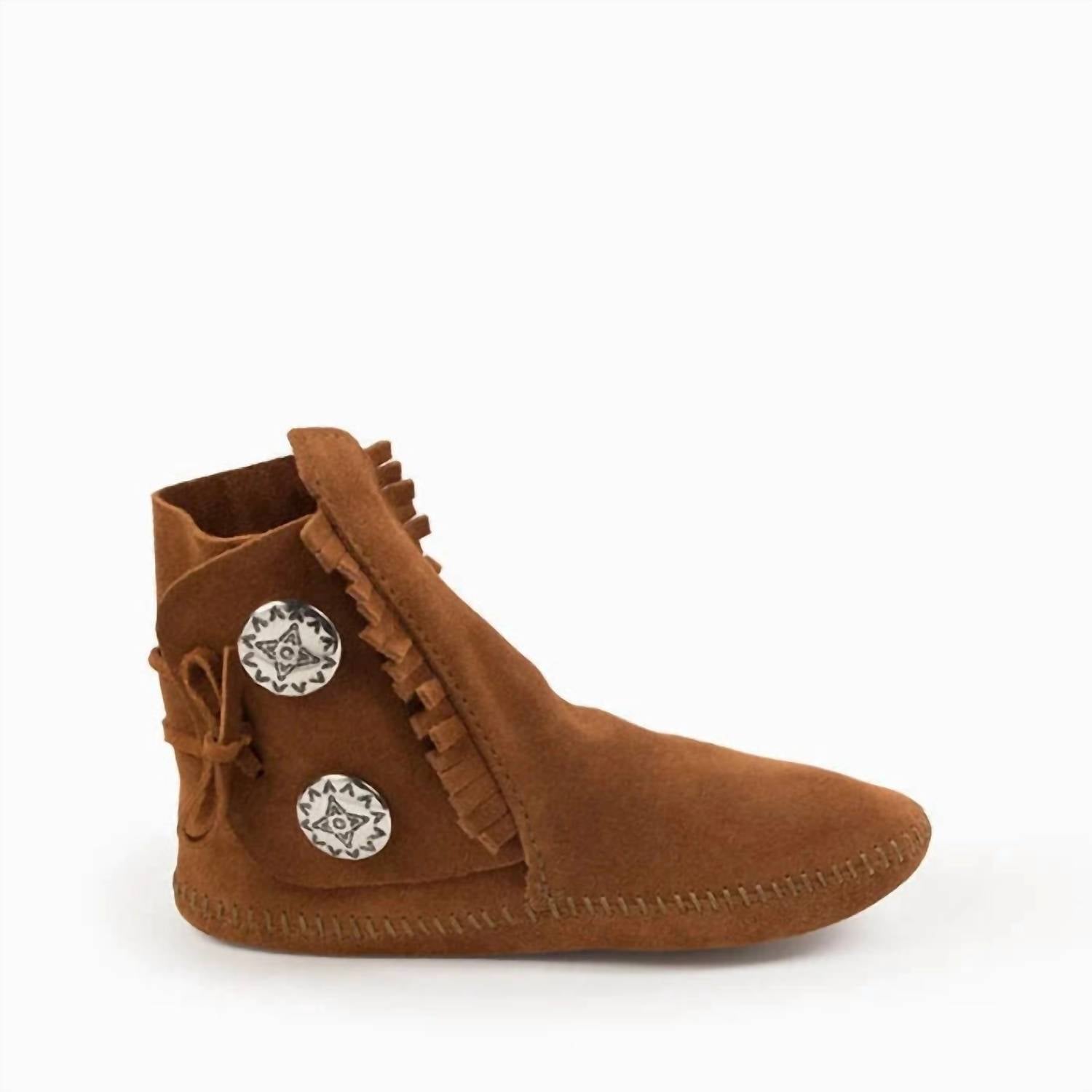 da51d5bc-4b75-42a1-bcf2-0e9bb8ce9201-upscale_15k-1500x1500-70 Minnetonka - Women's Two Button Ankle Boots - Image 1