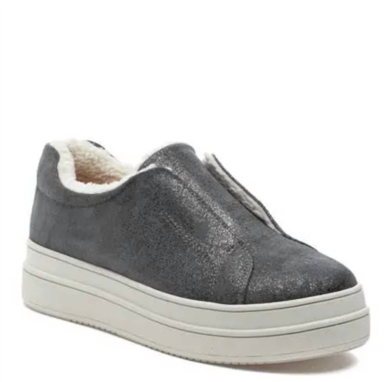 db3f422d-6543-428d-ae03-b002d568d0e9-upscale_15k-1500x1500-70 J/Slides - Women's Nada faux shearling Sneakers - Image 1