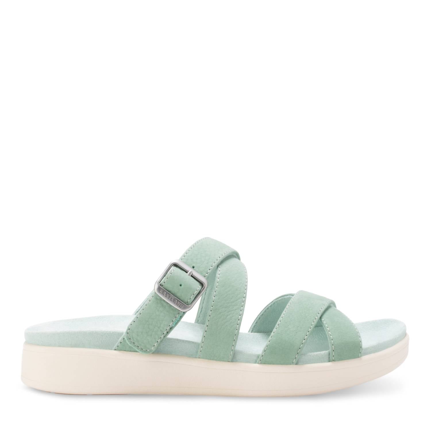 e6143a6e-5e02-4859-a6cd-5e90dbd5fb55-upscale_15k-1500x1500-70 Eastland - Women's Machias Buckle Slide - Image 1