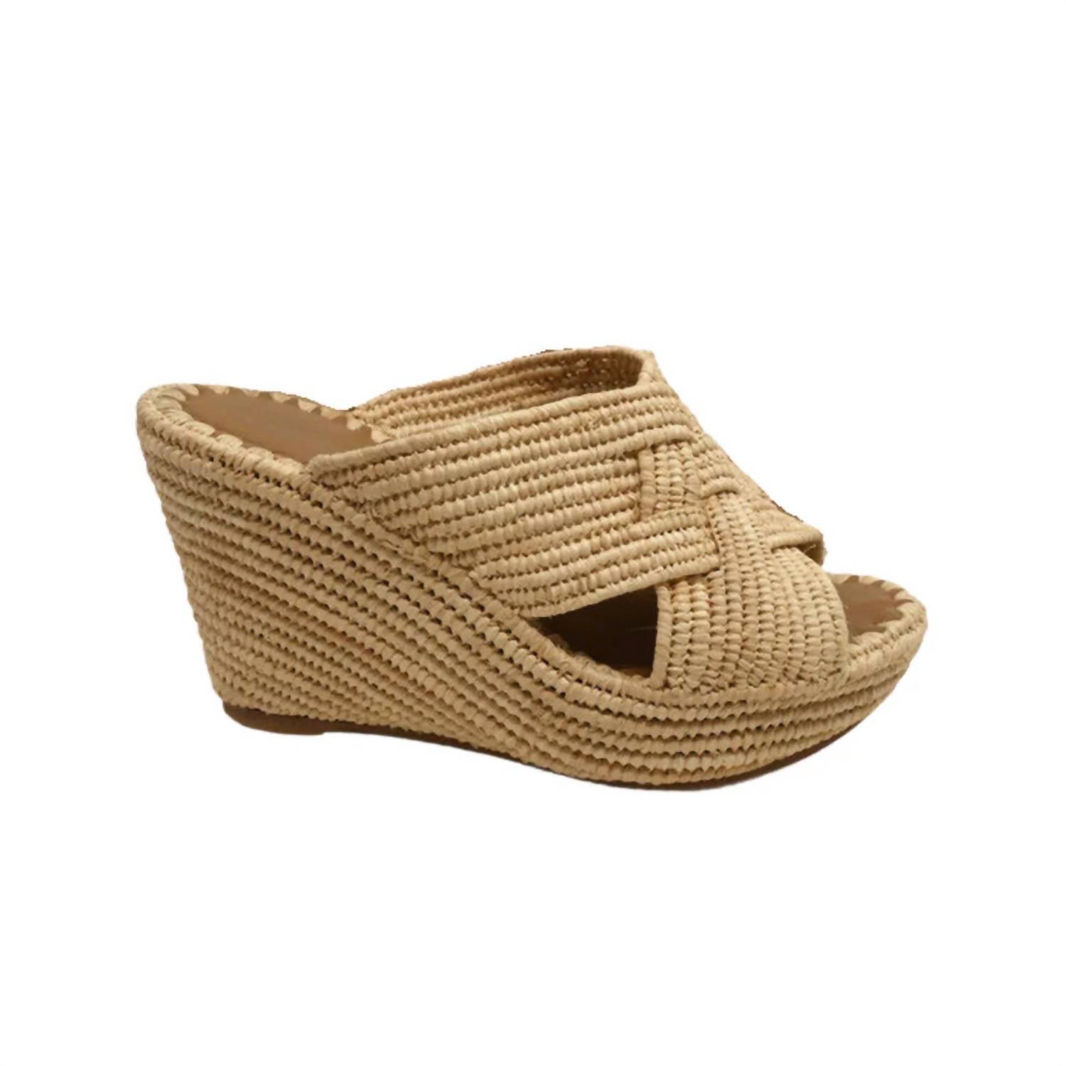 f646e59c-a1f9-4c60-883b-00710fb5d74c-upscale_15k-1500x1500-70 Le Mogador - Women's Patricia Wedge Sandal - Image 1