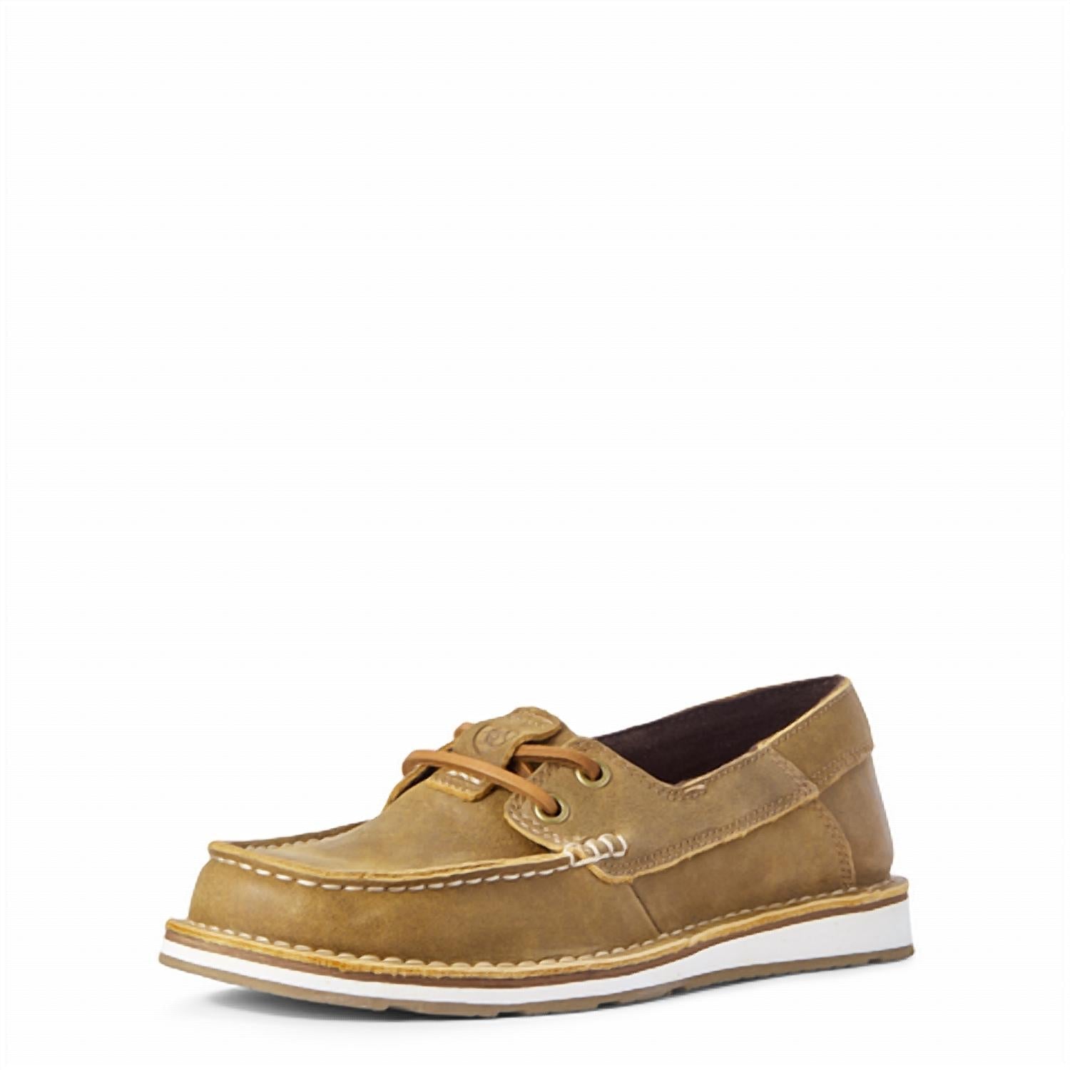 f777a488-710c-4fd1-9fe1-4101ff0dd45d-upscale_15k-1500x1500-1 Ariat - Women's Cruiser Castaway Leather Bomber Boat Shoe - Image 1