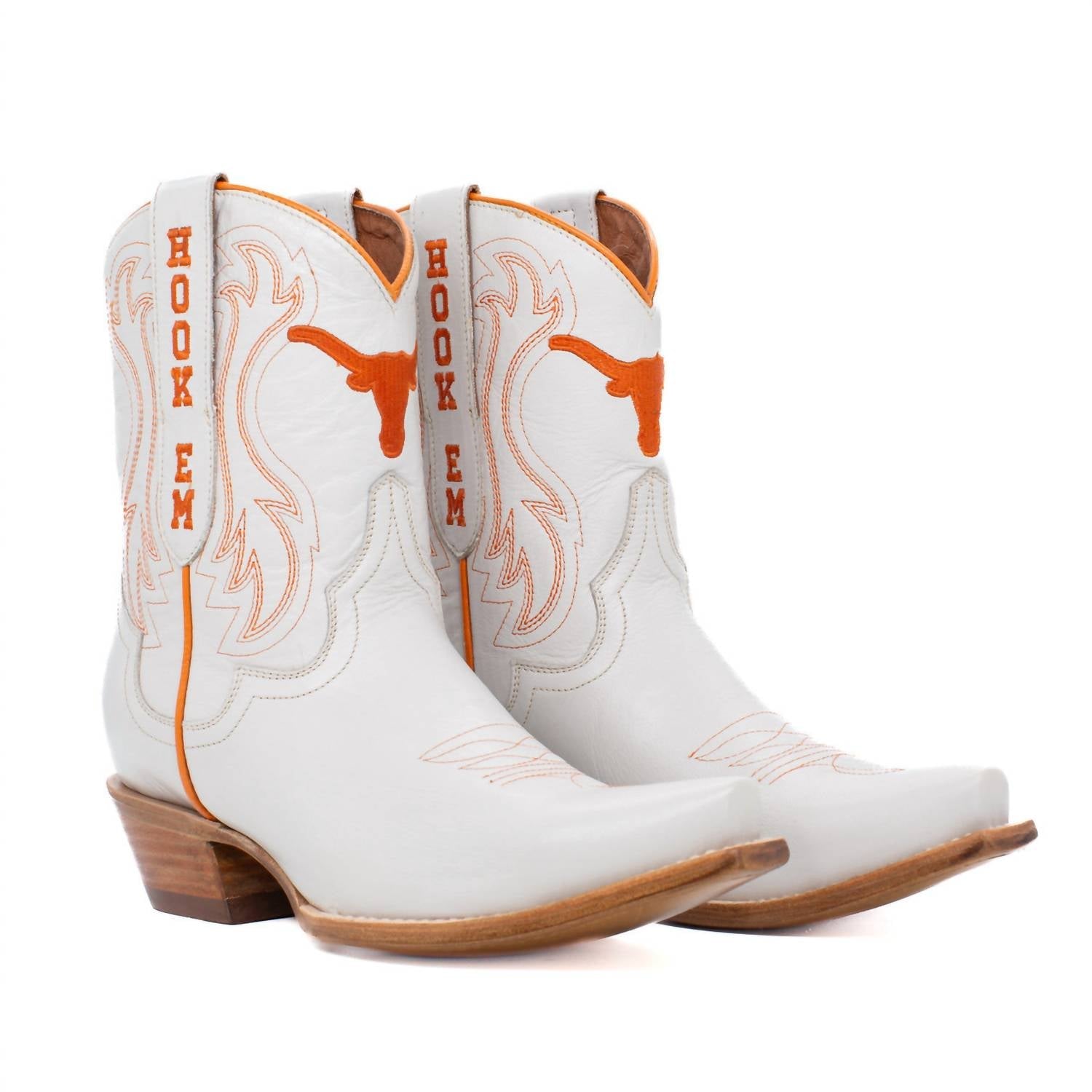 f92d9ca4-d9ab-4f2d-8076-26fc9b64b620-upscale_15k-1500x1500-70 Gameday Boots - Women's Shorty Western Texas Longhorns Boots - Image 1