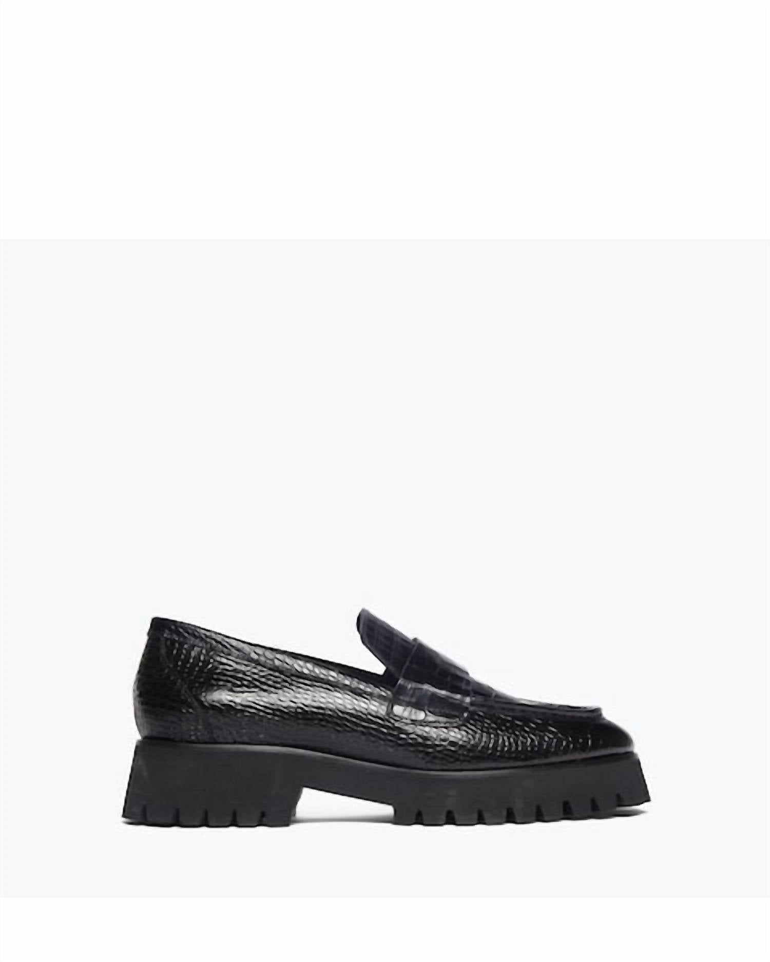 f9b69d58-f49f-44d1-acf0-f0dbfdc37c5a-upscale_15k-1500x1500-70 Freda Salvador - Women's Hana Croc Embossed Loafers - Image 1