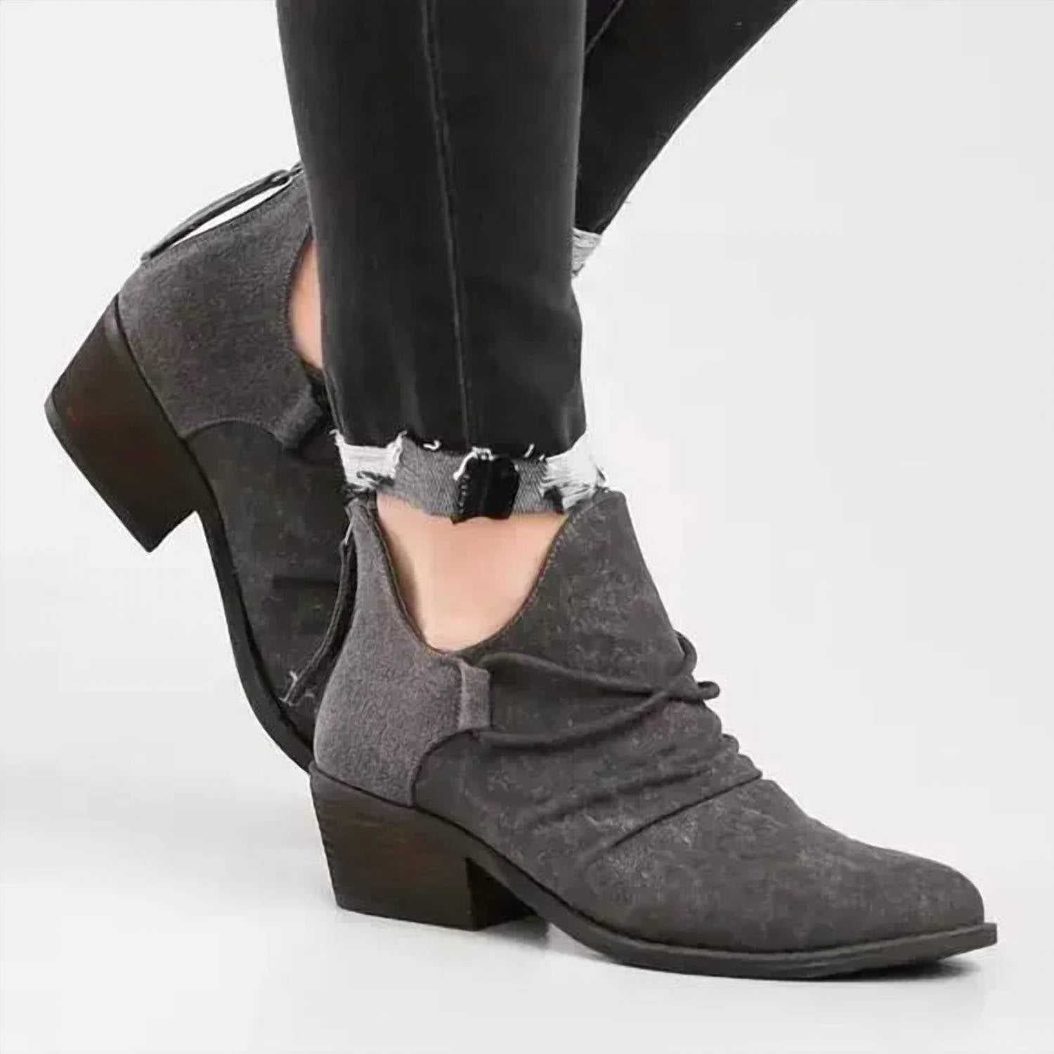 fb6a68ad-889c-47c3-b74b-4e1c717af6b6-upscale_15k-1500x1500-70 Very G - Women's Spartan 2 Ankle Zip Booties - Image 1