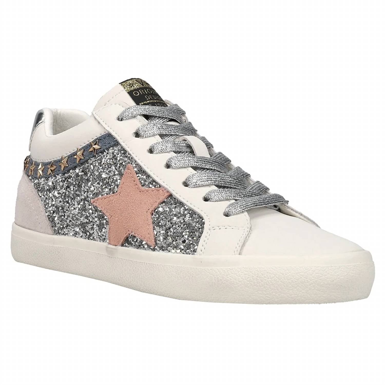 fef640d9-57b5-462b-bb1a-5cf86b82eceb-upscale_15k-1500x1500-70 Vintage Havana - Women's Bounce Glitter Mid-top Sneakers - Image 1