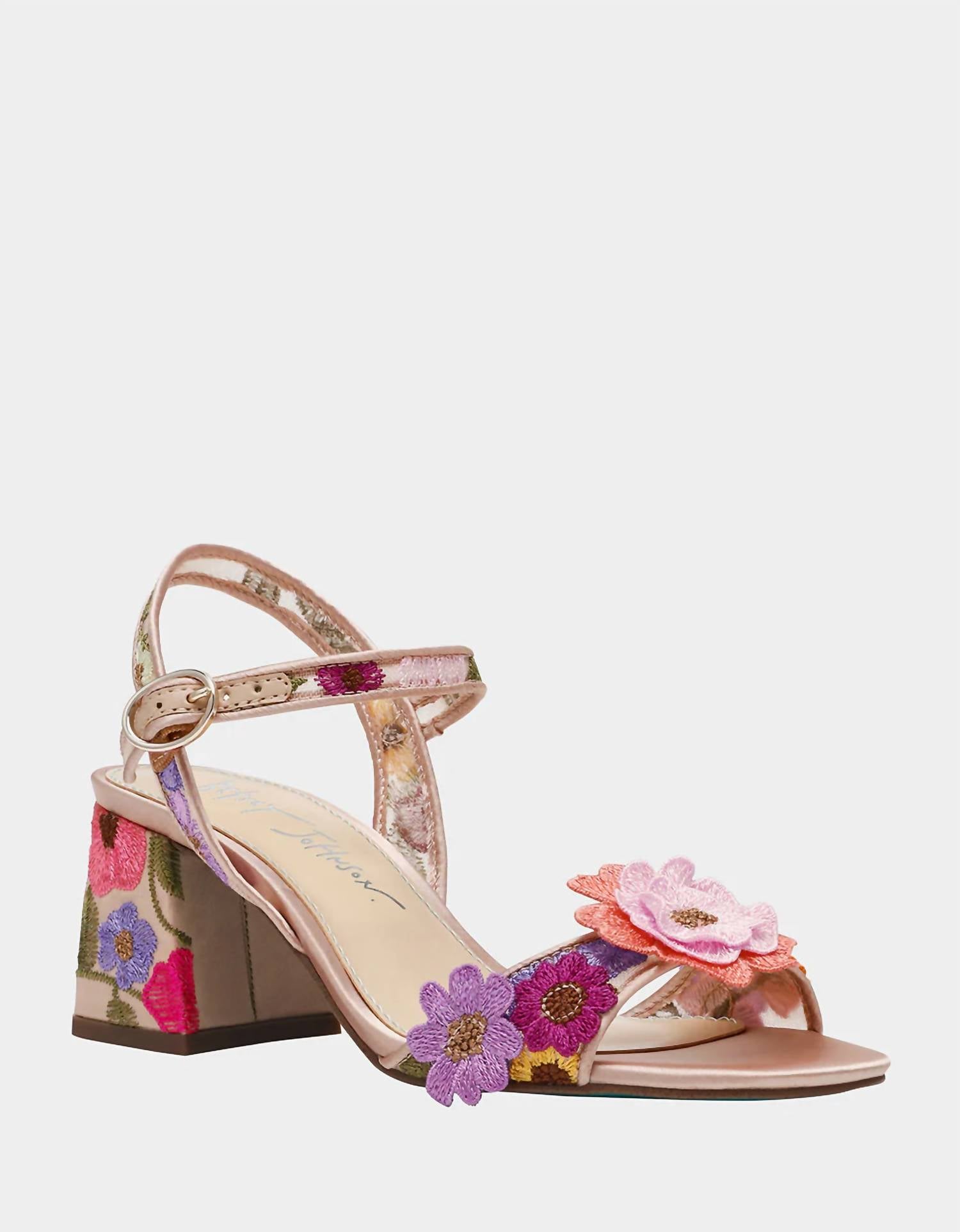 ff194852-b26f-4366-8338-15d3c6feed44-upscale_15k-1500x1500-70 Betsey Johnson - Women's Blare Floral Heels - Image 1