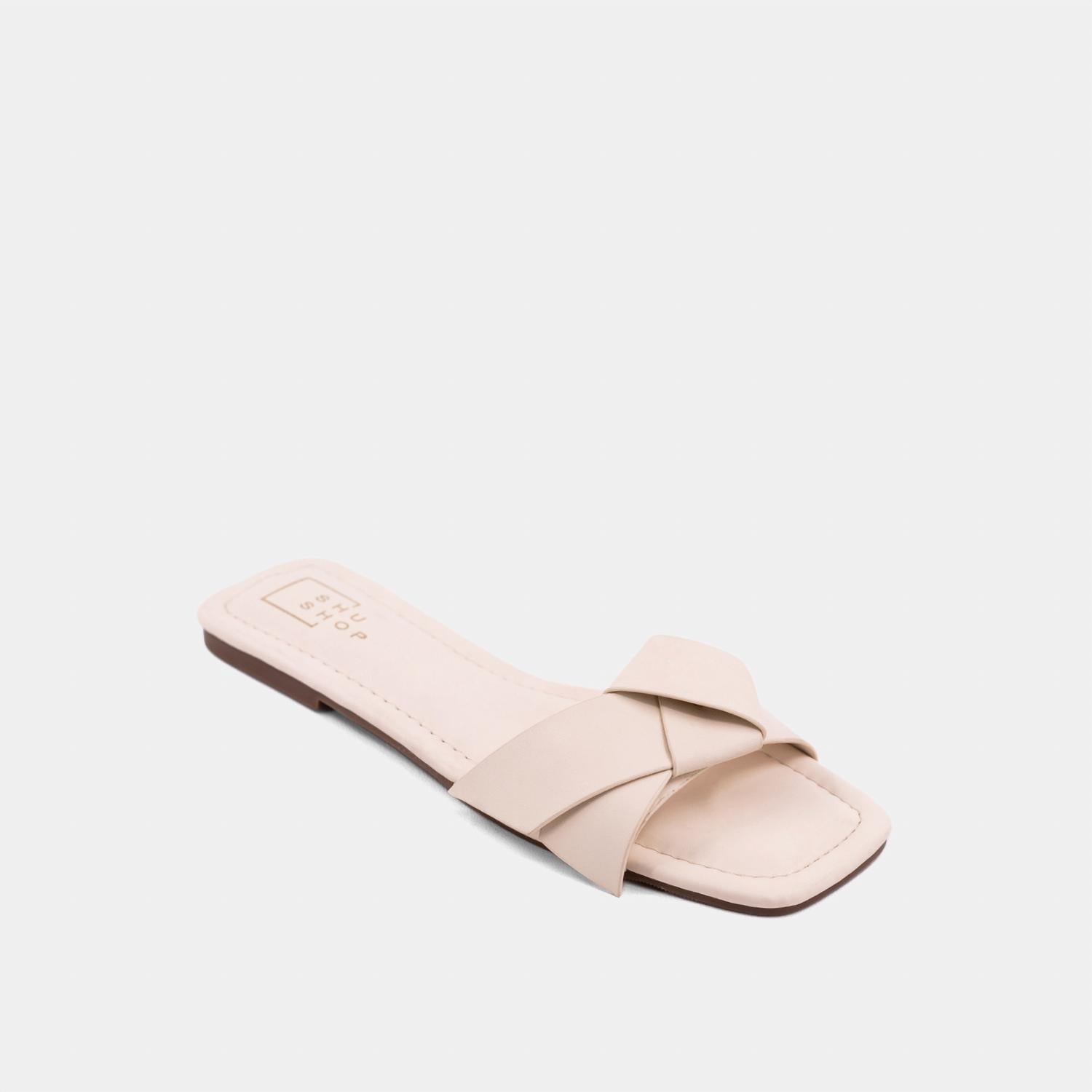 ff961139-f86a-4482-b262-ef6ef01acf83-upscale_15k-1500x1500-1 Shu Shop - Women's Diana Bone Sandals - Image 1