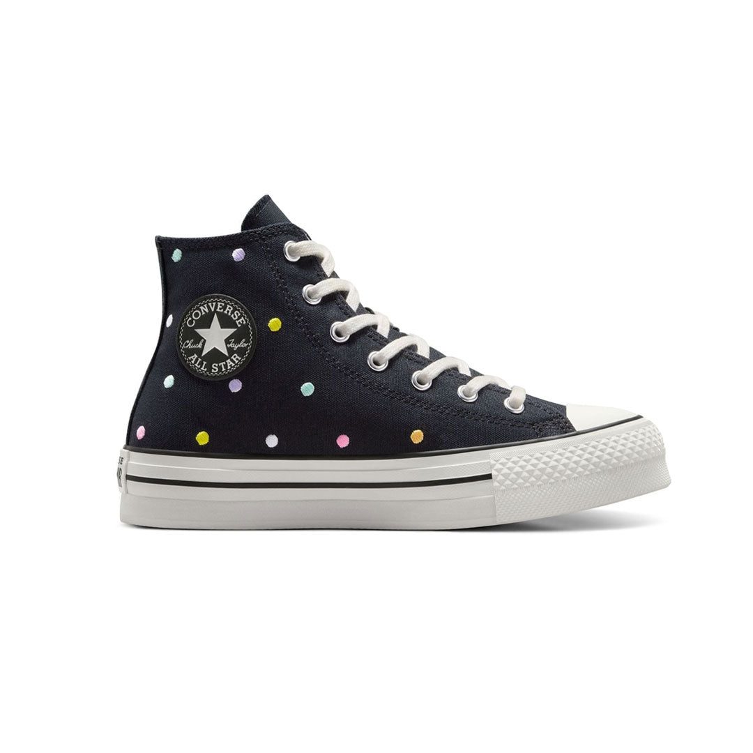 Converse-Kids_-_Junior_-Chuck-Taylor-All-Star-Eva-Lift-Polka-Dots-Platform-High-Top-Shoes-_A12608C_01 Converse - Kids' (Junior) Chuck Taylor All Star Eva Lift Polka Dots Platform High Top Shoes (A12608C) - Image 1