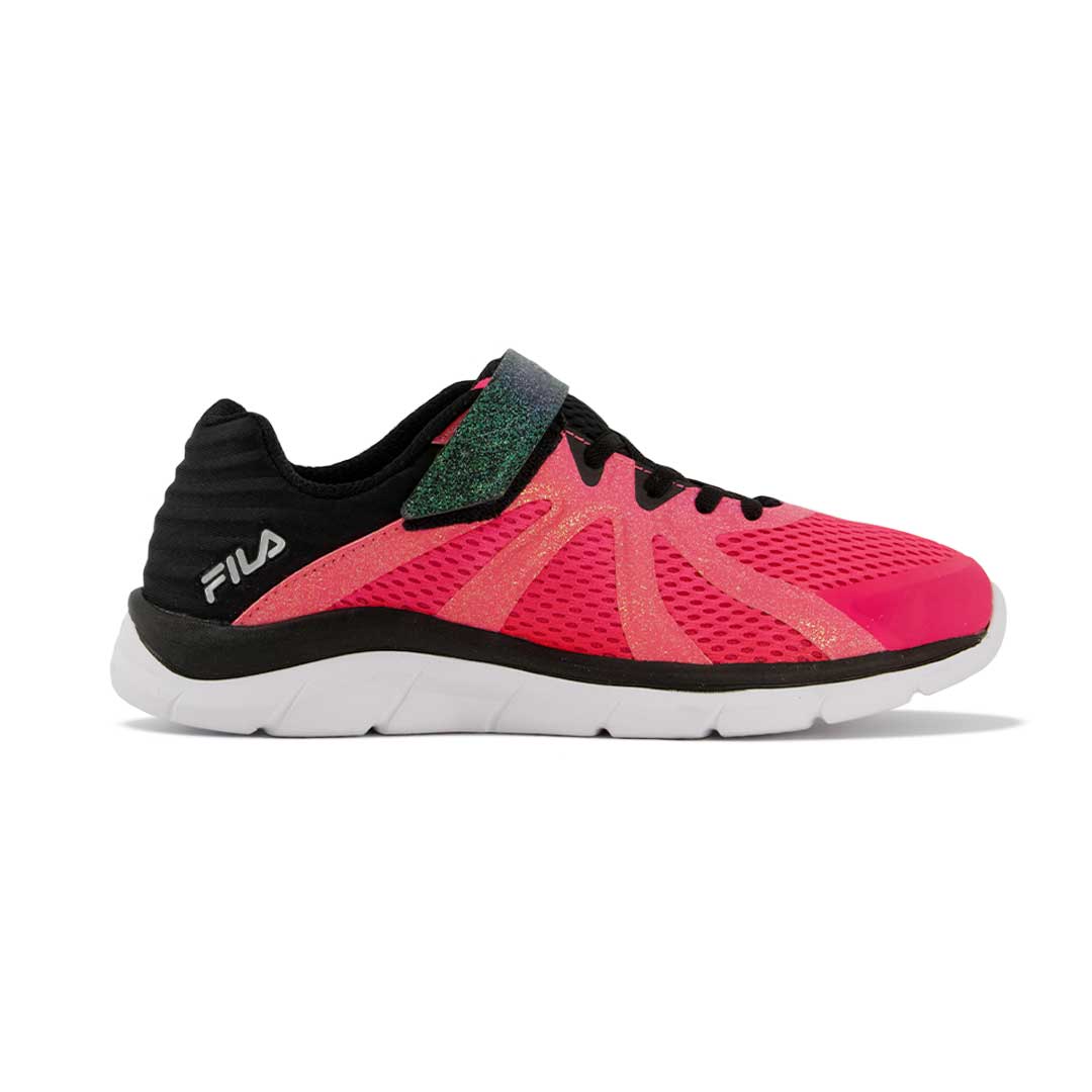 FILA-Kids_-_Junior_-Fraction-3-Strap-Glitter-Shoes-_3RM00530-653_-01 FILA - Kids' (Junior) Fraction 3 Strap Glitter Shoes (3RM00530 653) - Image 1